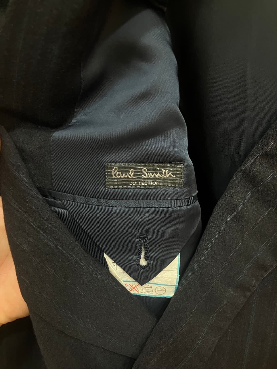 90s Paul smith 폴스미스 스트라이프 더블 블레이저 자켓 상품이미지4