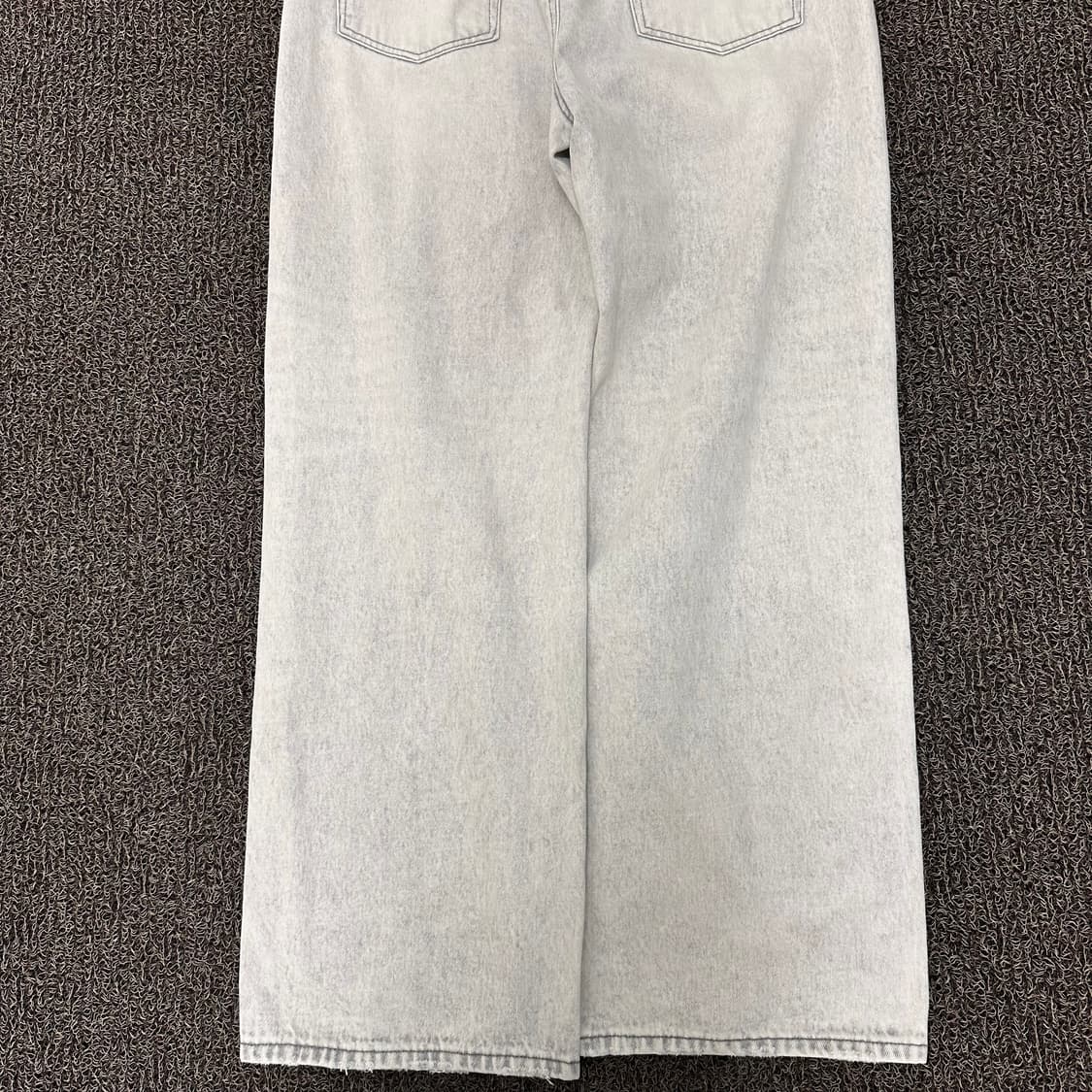 인사일런스 아이스 데님 청바지 와이드 찢청 L 상품이미지9