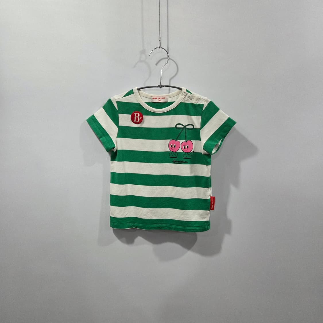 베베드피노 키즈 스트라이프 반팔티 100 상품이미지1