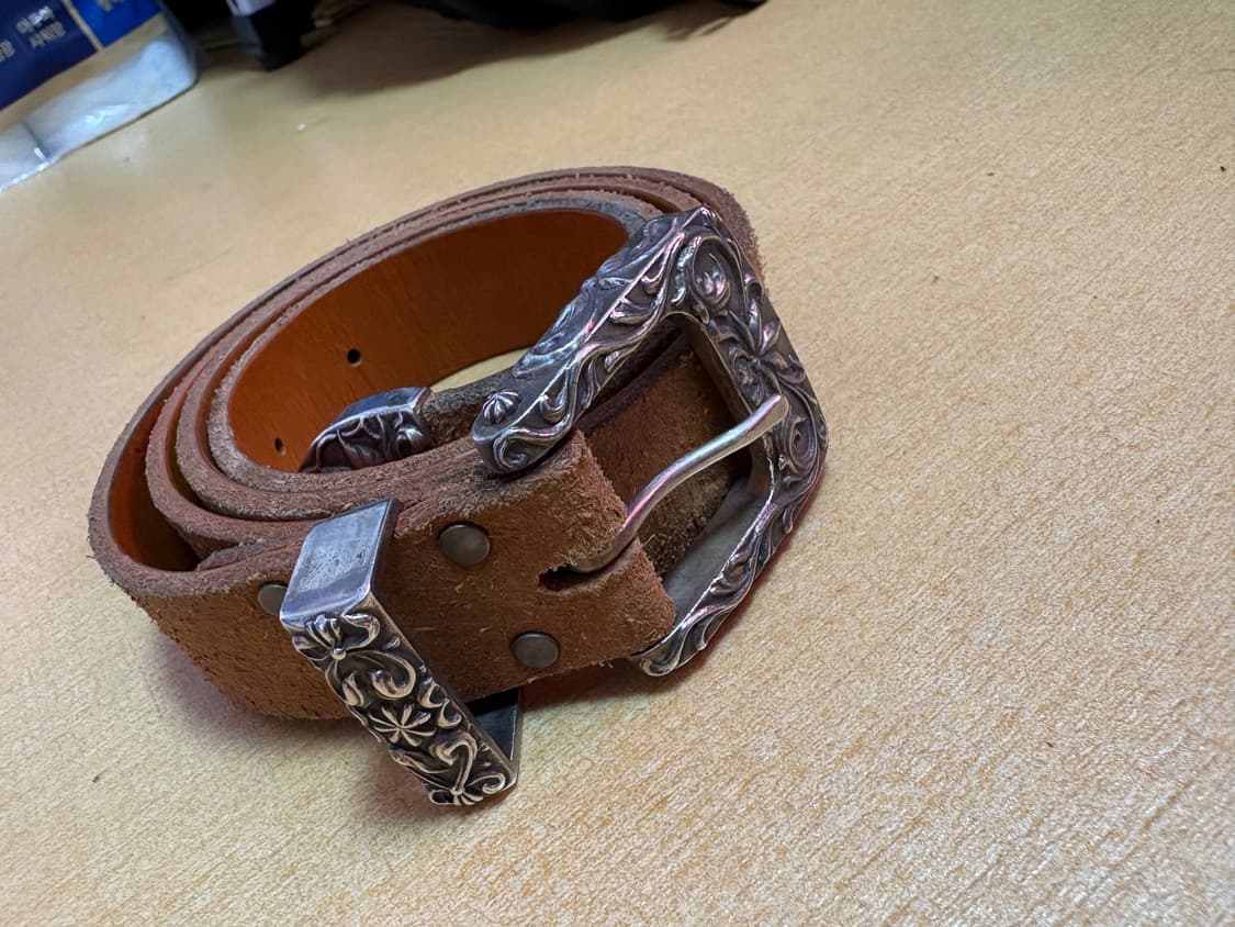 틸레이트 삼오세공 실버 벨트 라지 상품이미지1