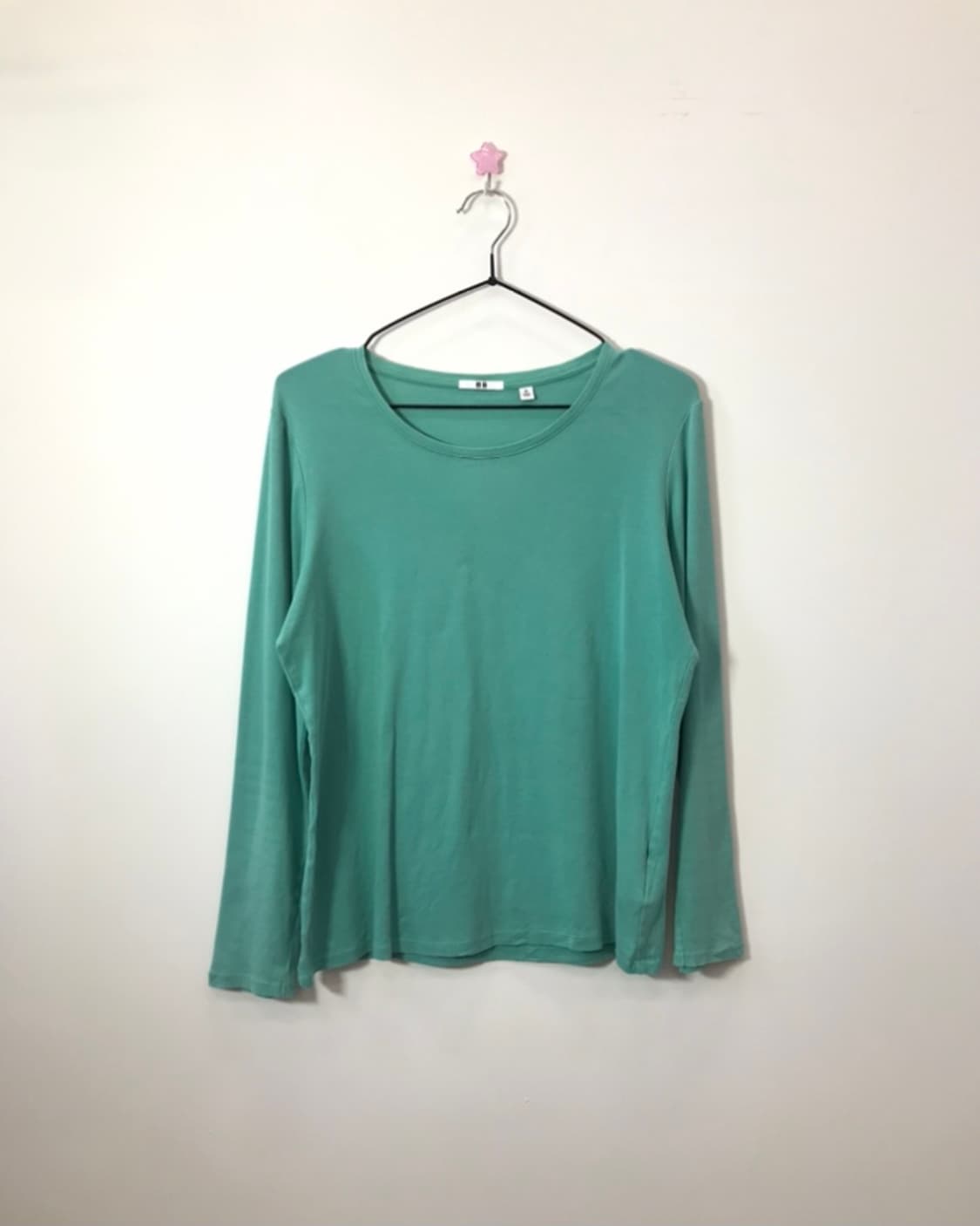 'UNIQLO' Mint Long Sleeve T-Shirt 상품이미지1