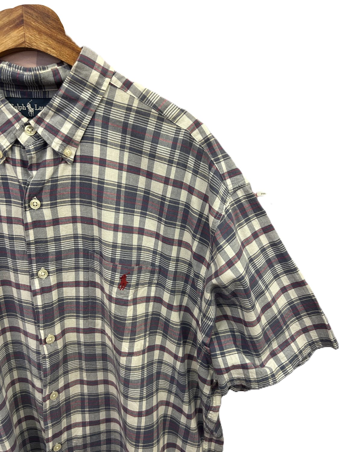 Polo Ralph Lauren  블루 그레이 반팔 셔츠 상품이미지3
