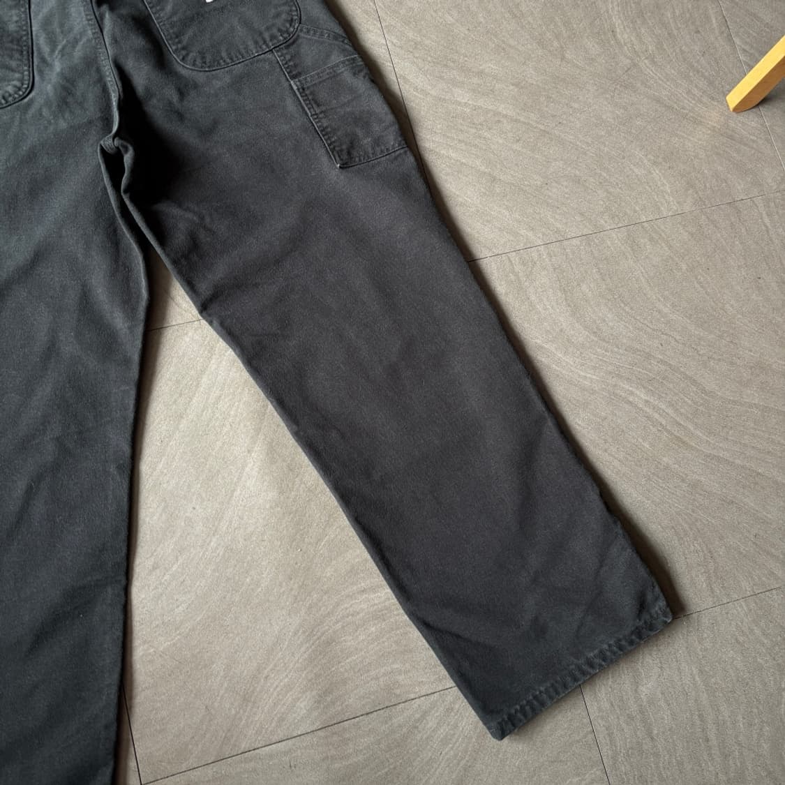 칼하트 정품 오리지널 블랙 싱글니 카펜터 팬츠 상품이미지4