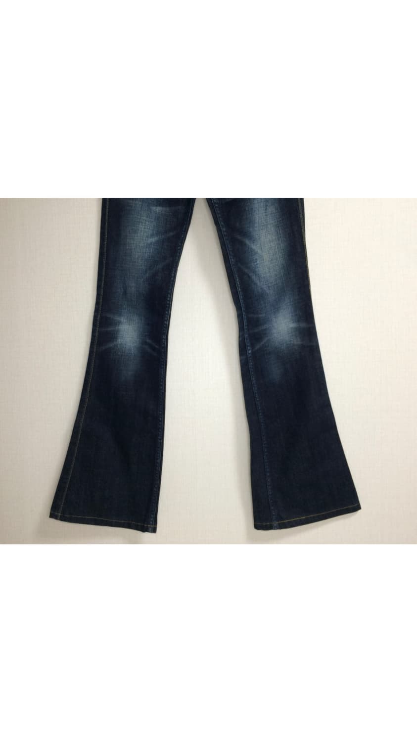 빈티지 진청 데님 부츠컷 팬츠 상품이미지3