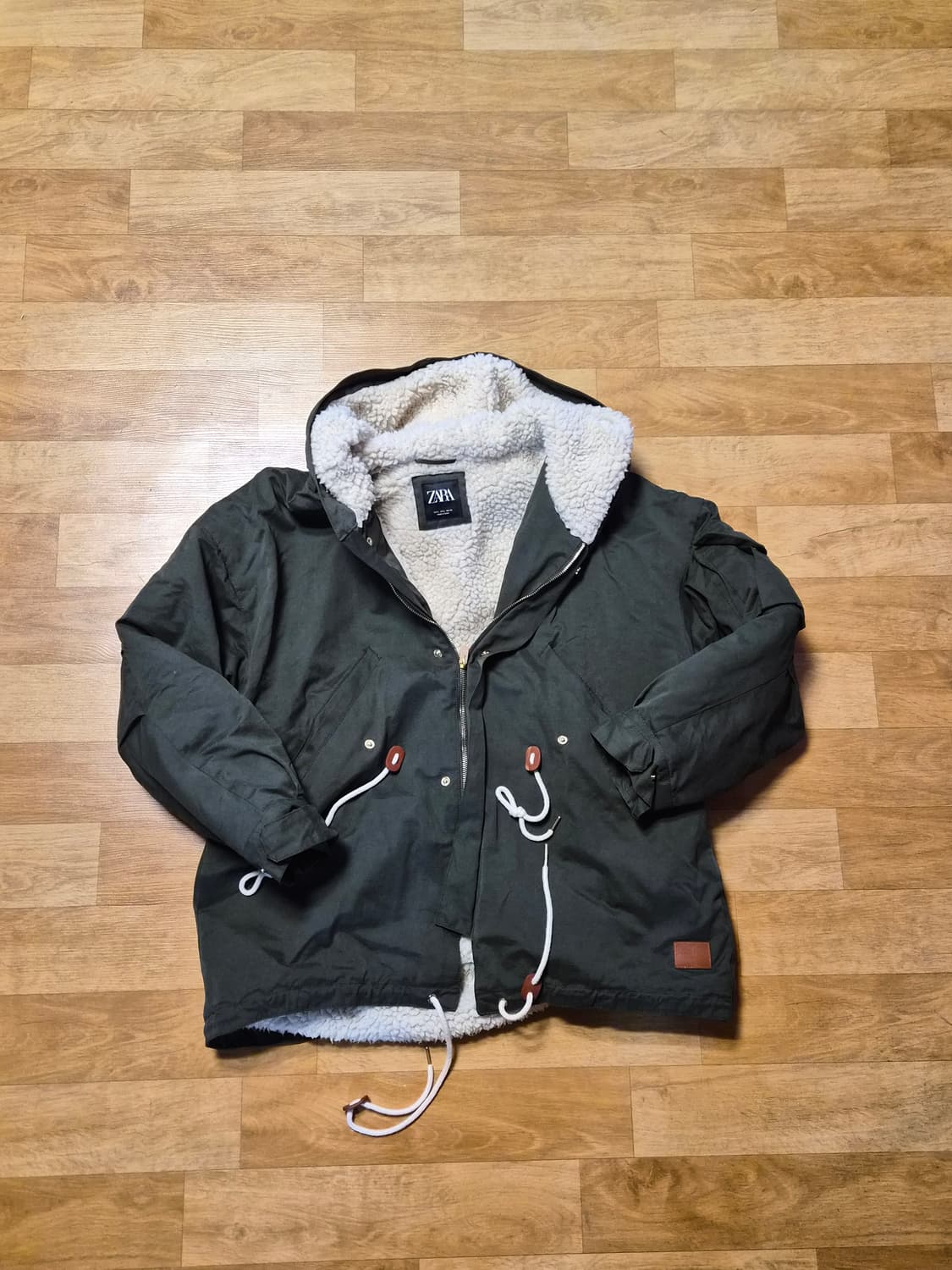 자라 퍼 점퍼 자켓 L 상품이미지1