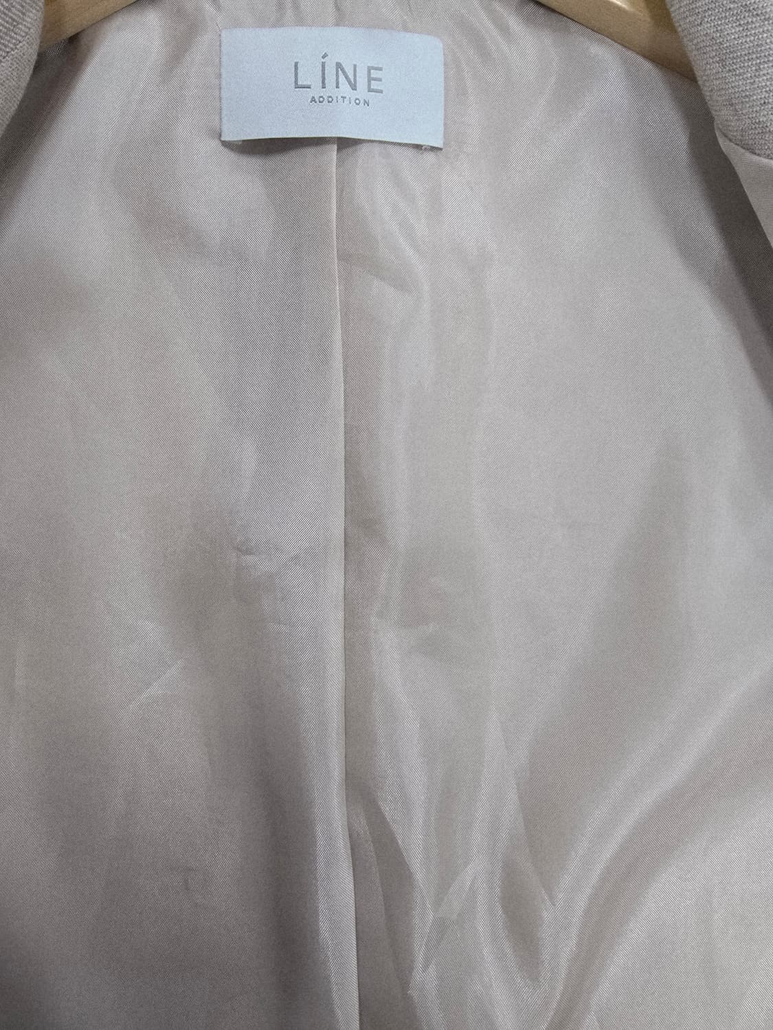 LINE 라인 베이지 자켓 상품이미지8