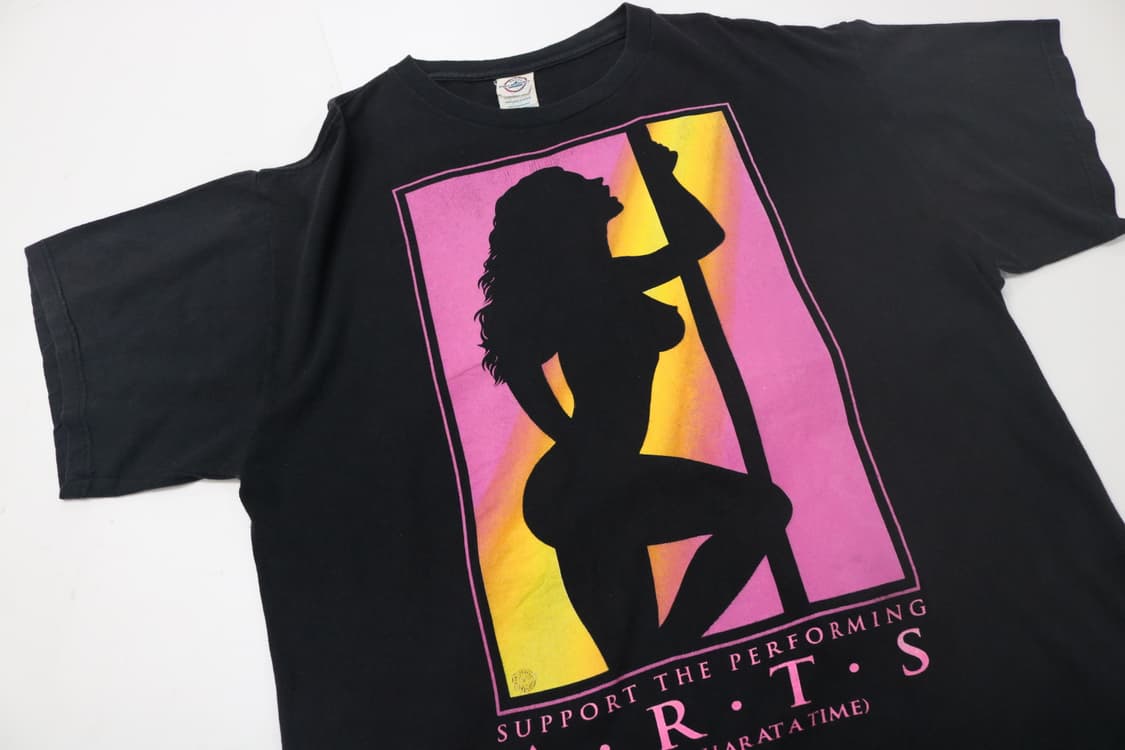 델타 빈티지 SUPPORT THE ARTS 실루엣 그래픽 티셔츠 상품이미지5