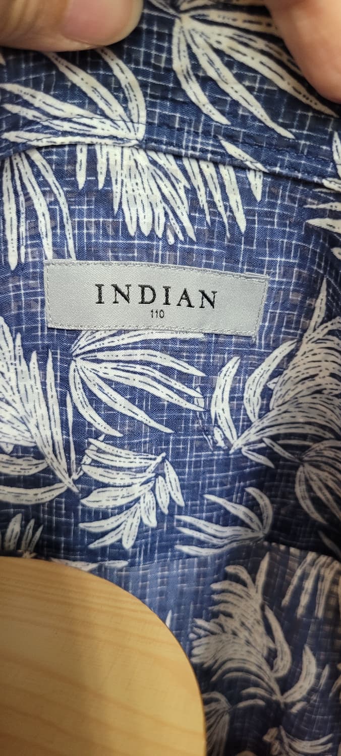 (남성110사이즈)인디안 패턴 반팔 셔츠 상품이미지6
