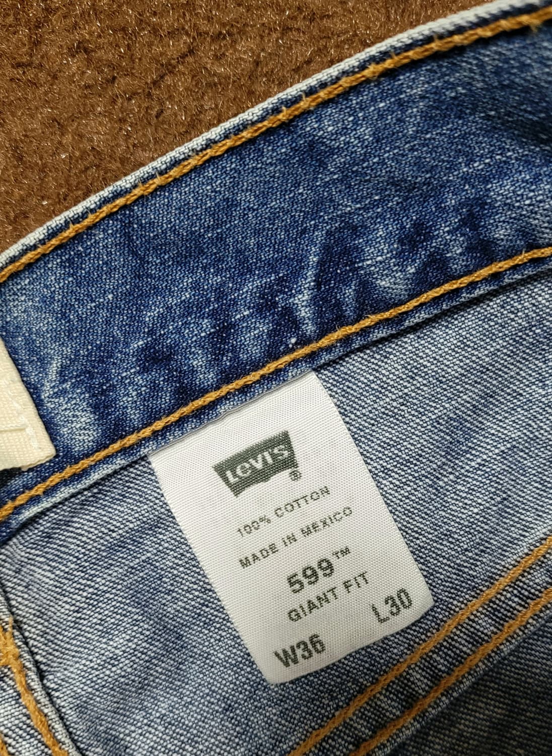 리바이스 와이드핏 599 (36/30) 상품이미지8