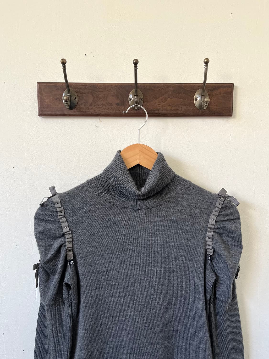 SATOKOfSTYLE 로브 셔링 터틀넥 상품이미지2