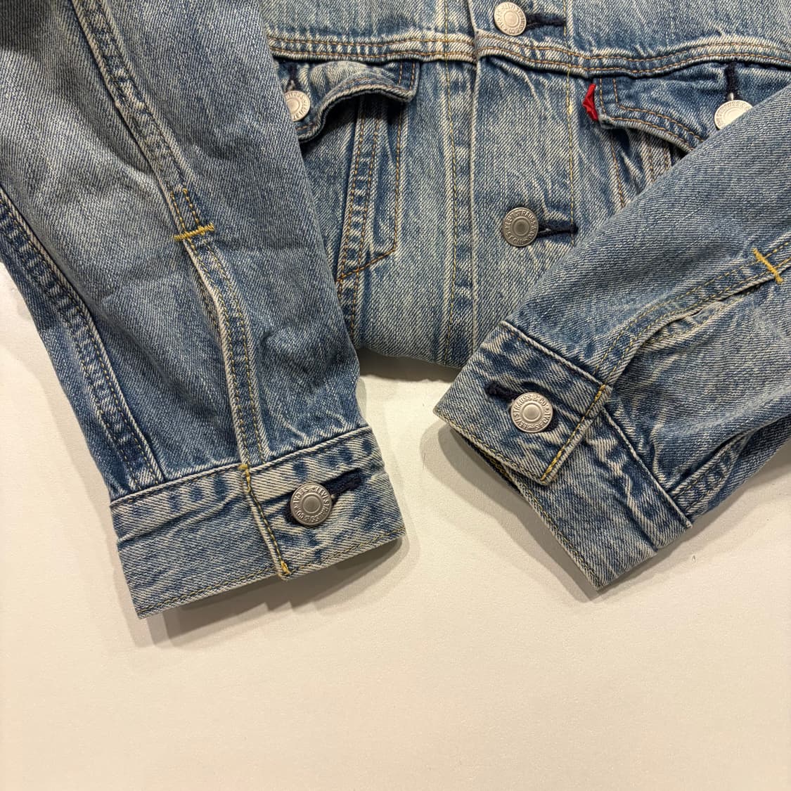 [S] 리바이스 오리지널 데님 트러커 청자켓 빈티지 워싱 C100 상품이미지6