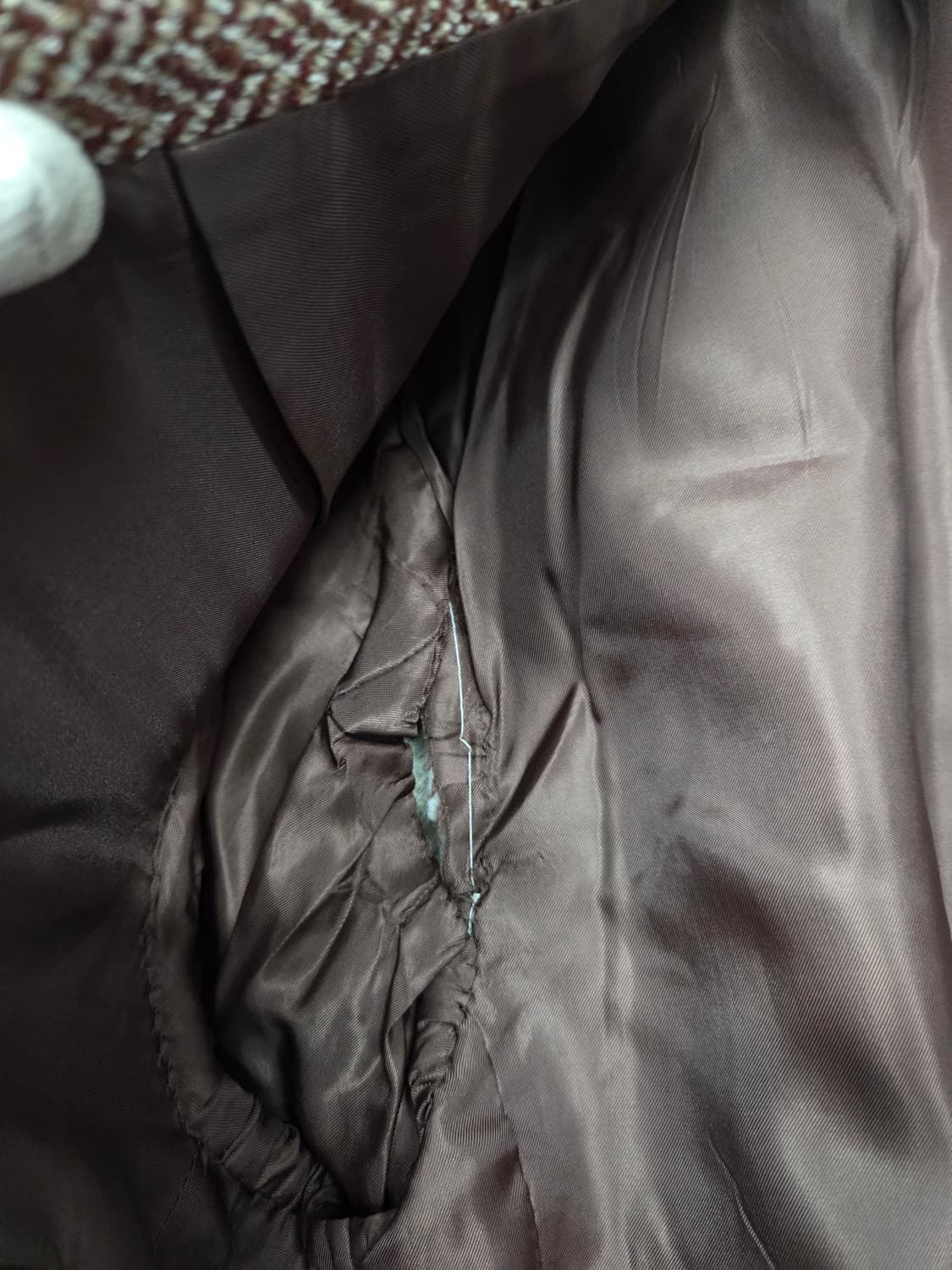 헤링본 와인컬러  남성 자켓 블레이져 상품이미지5