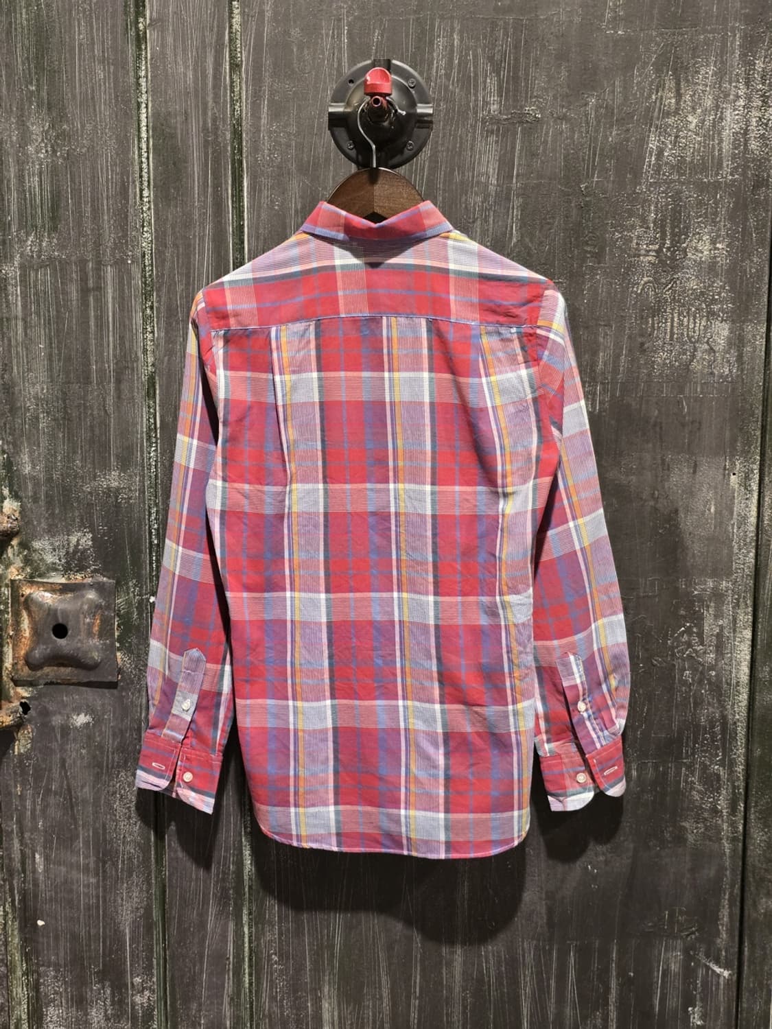 80s Discovery Red Plaid Shirt 상품이미지5