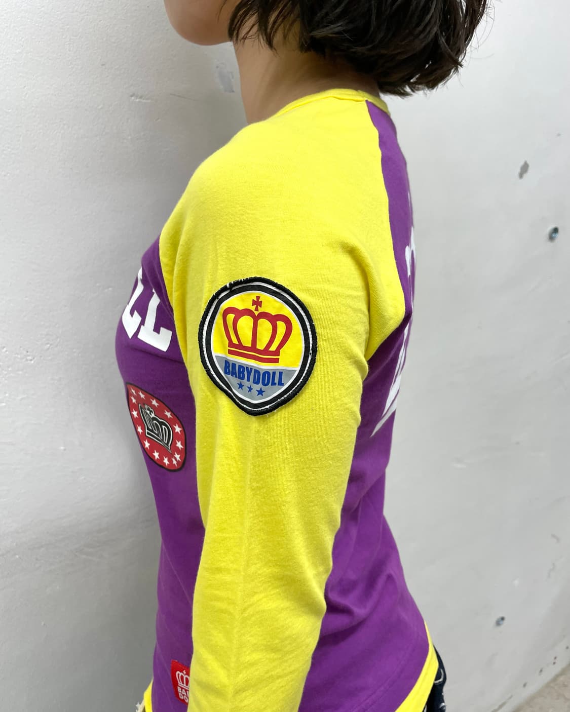 Baby Doll Retro Wappen Half Sleeve  상품이미지6