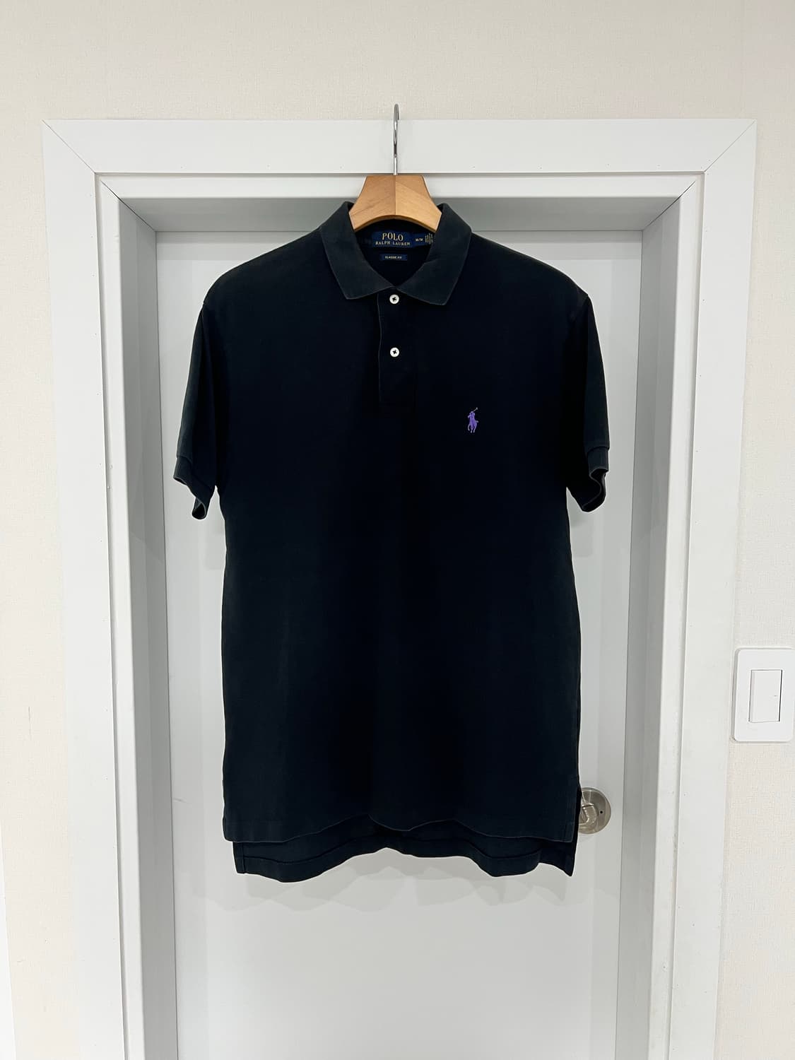 폴로 랄프로렌 블랙 카라티 상품이미지2