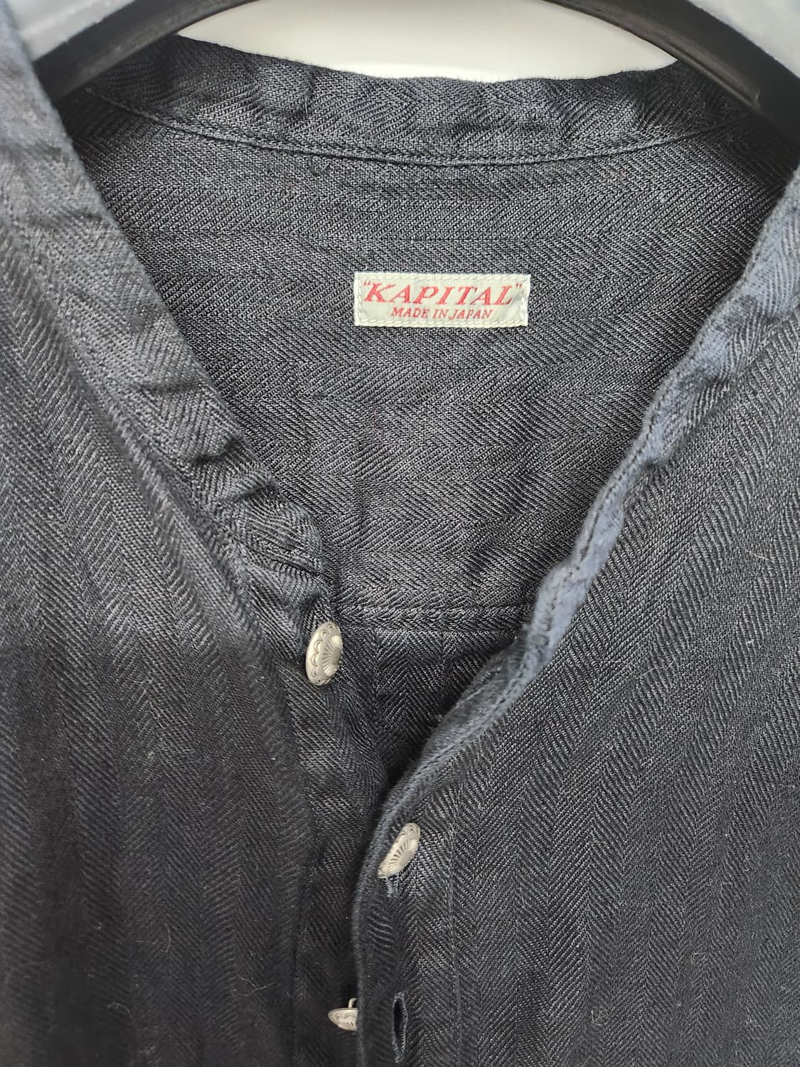 캐피탈 kapital 린넨거즈헤링본셔츠 3사이즈 상품이미지3