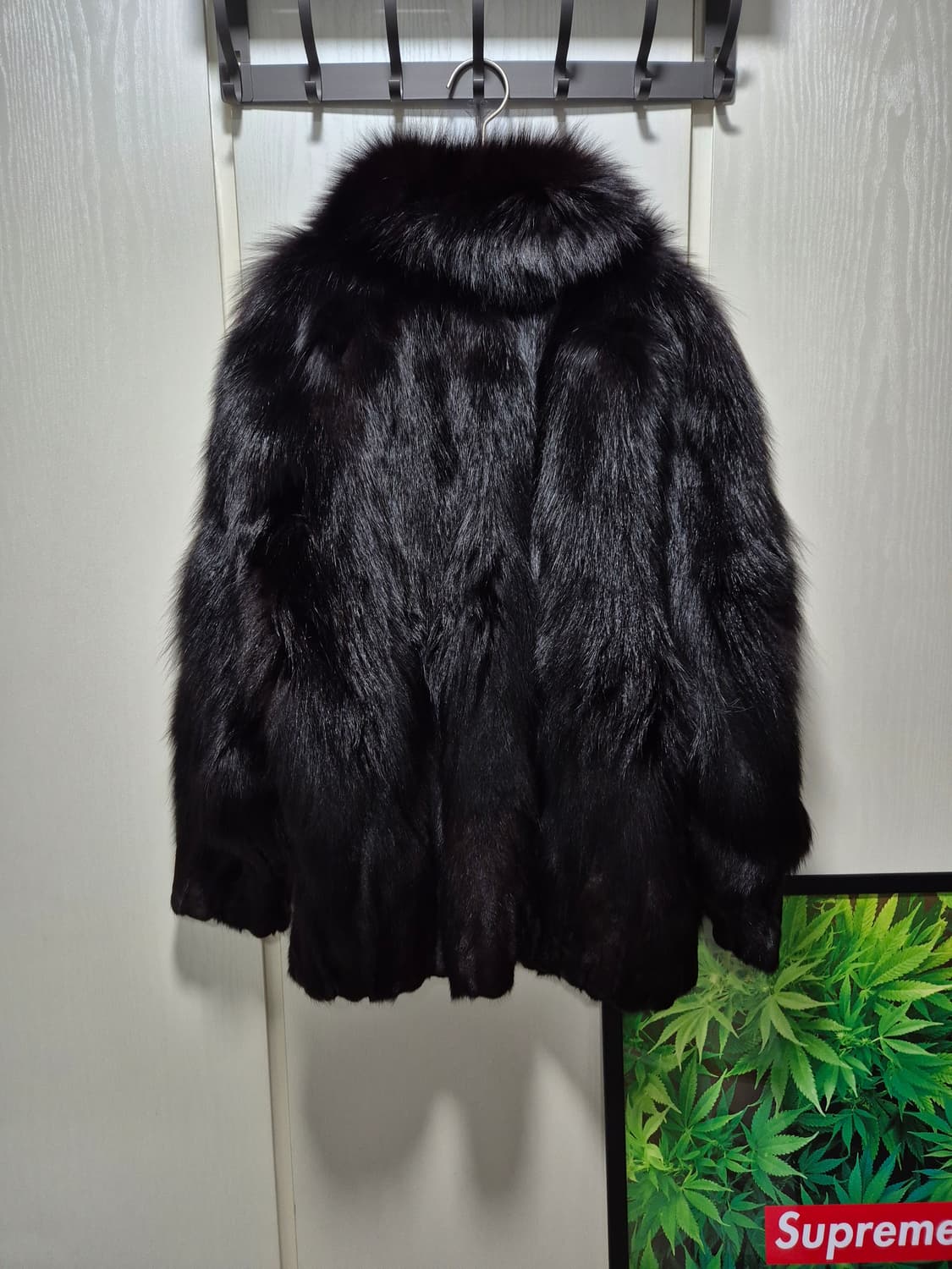 (세일)빈티지 블랙 폭스 퍼 코트 상품이미지10