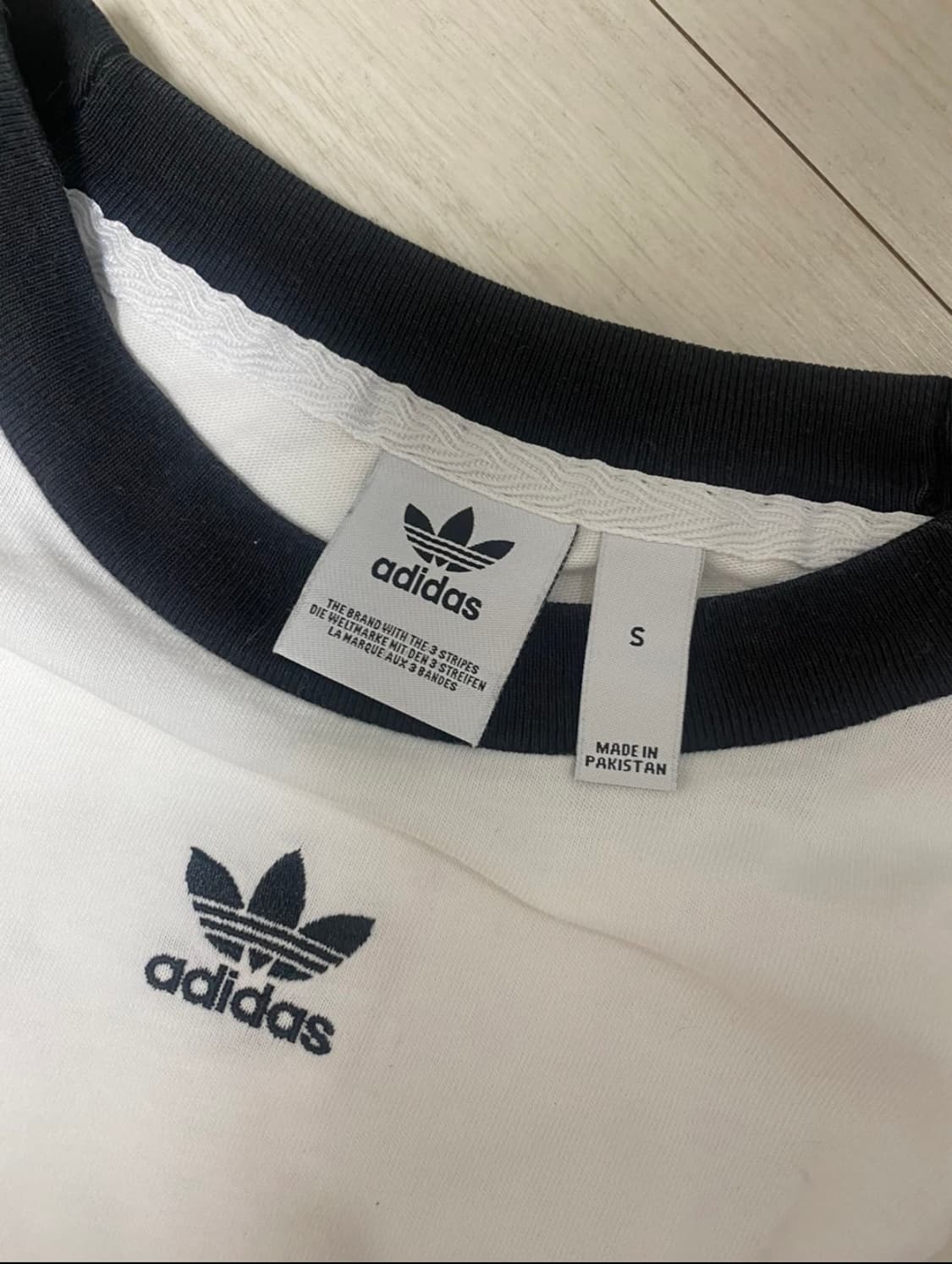 아디다스 링거티 여성 크롭 반팔 상품이미지2