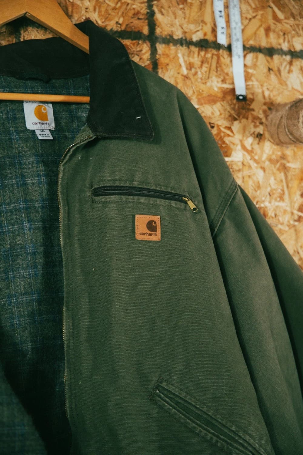 칼하트 j97 디트로이트 자켓 아미그린 상품이미지9