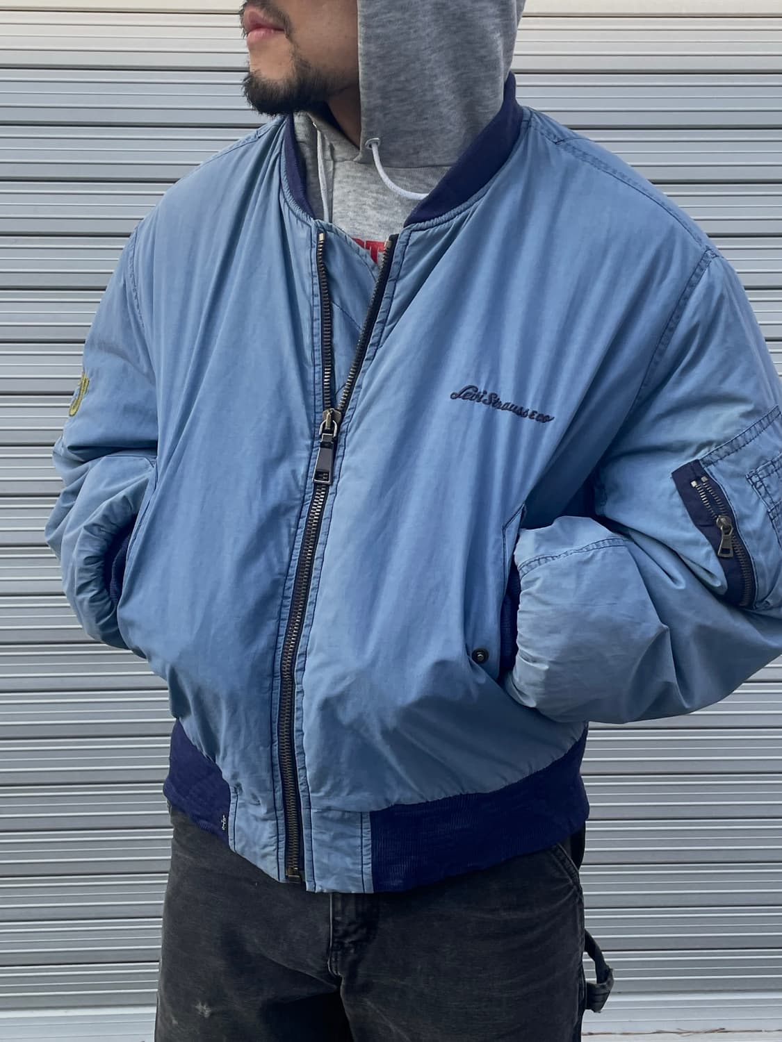 90s Levis Bomber jacket(Italy Made) 상품이미지2