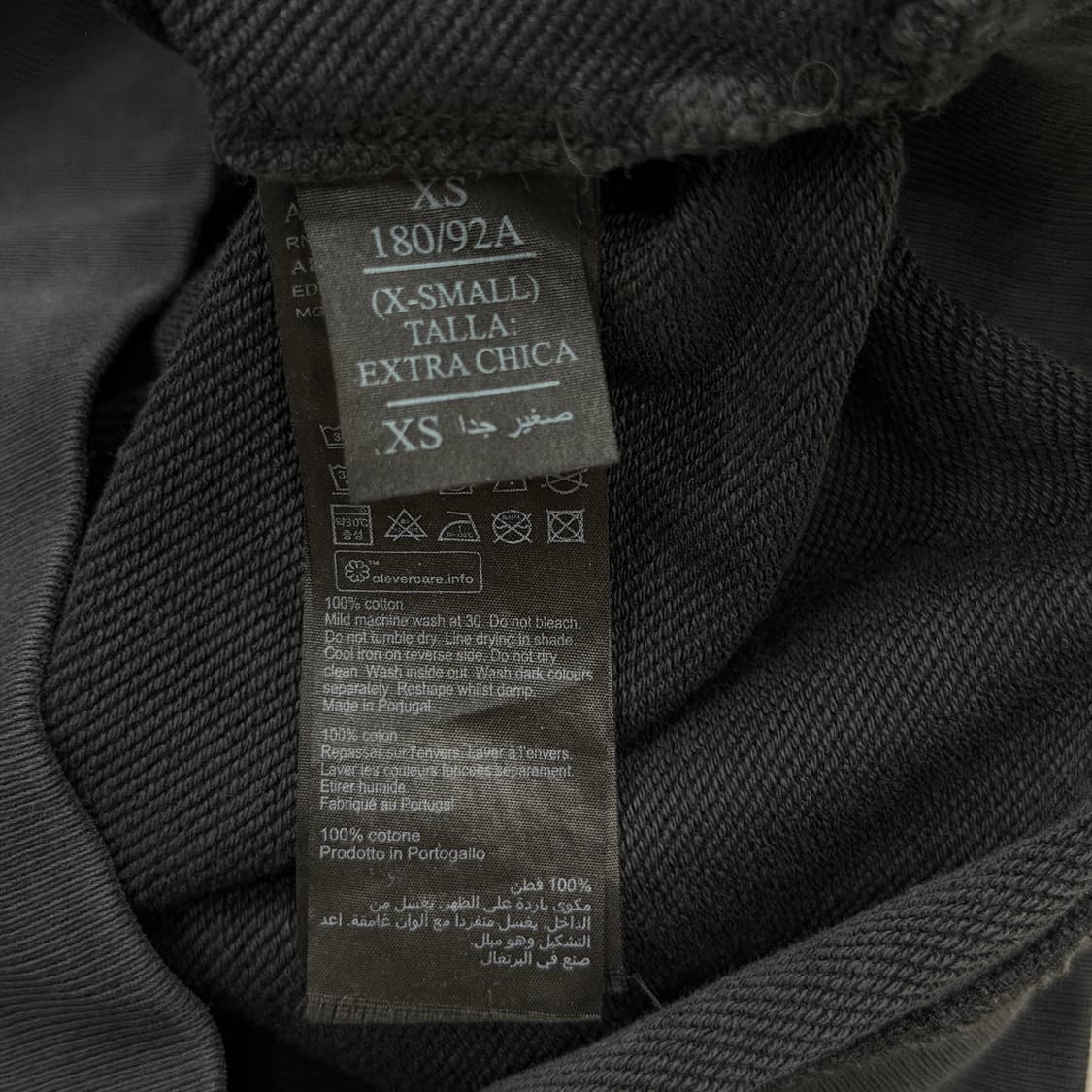 올세인츠 에덴폴 오스 스웻 스네이크 뱀 후드티 그레이 블랙 XS 상품이미지6