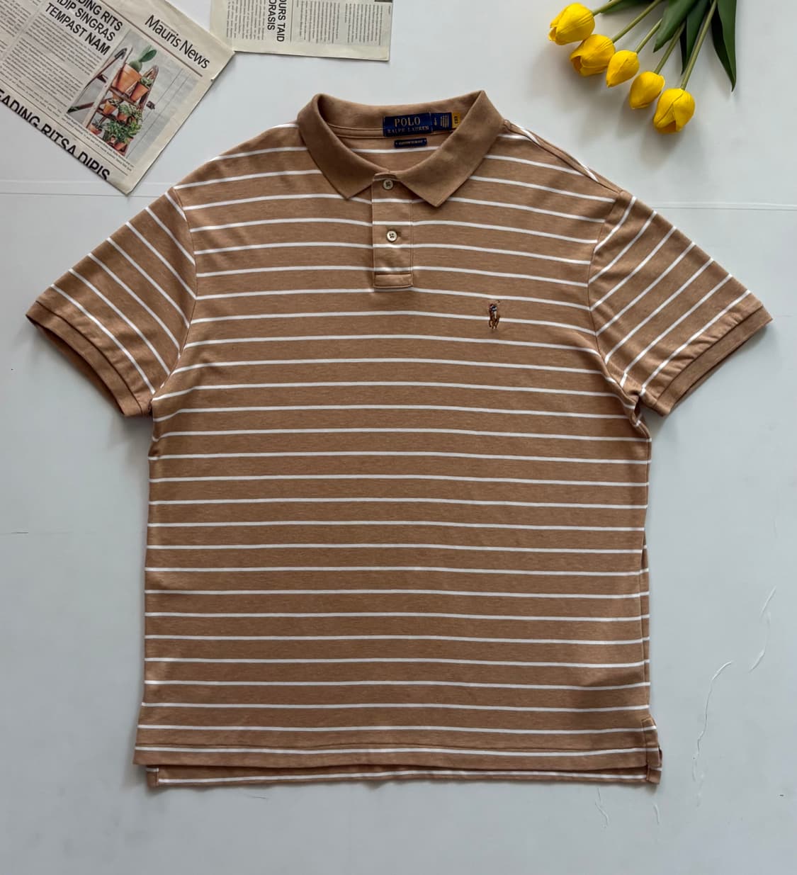 Polo 폴로랄프로렌 스트라이프 반팔 카라티 상품이미지2