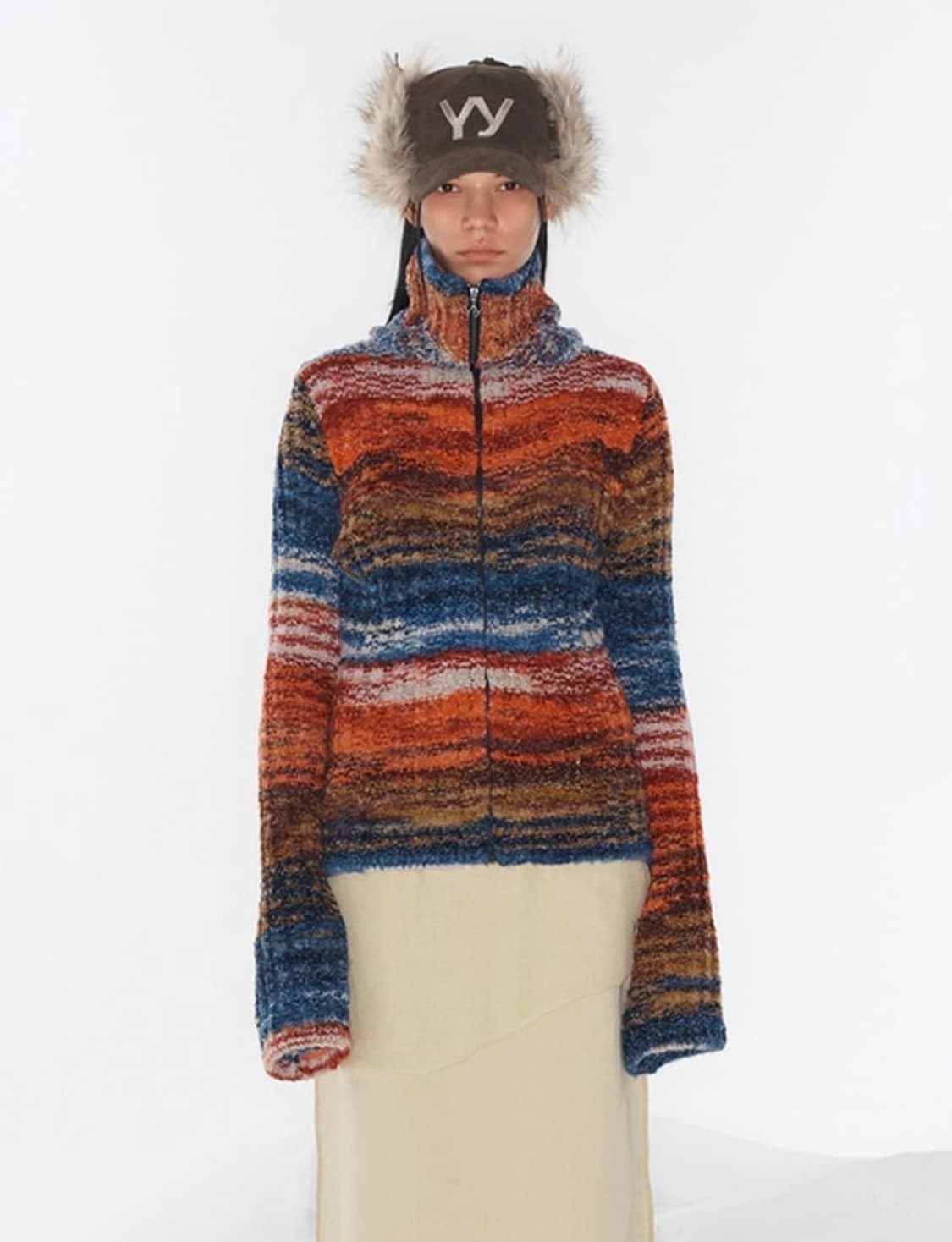 오픈와이와이(Open YY) 멀티컬 러 집업 자켓 상품이미지2