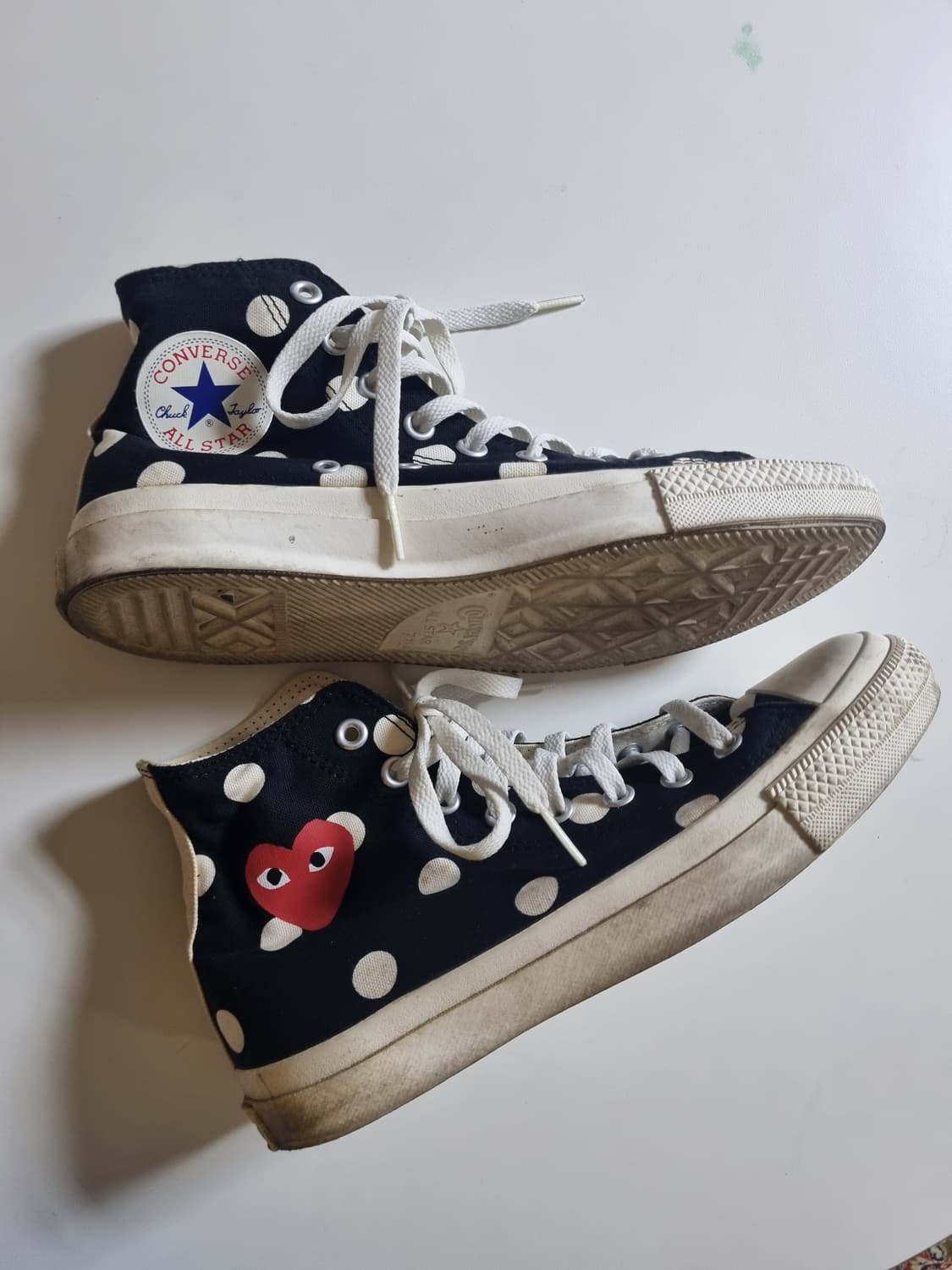 꼼데가르송 도트 컨버스 상품이미지4