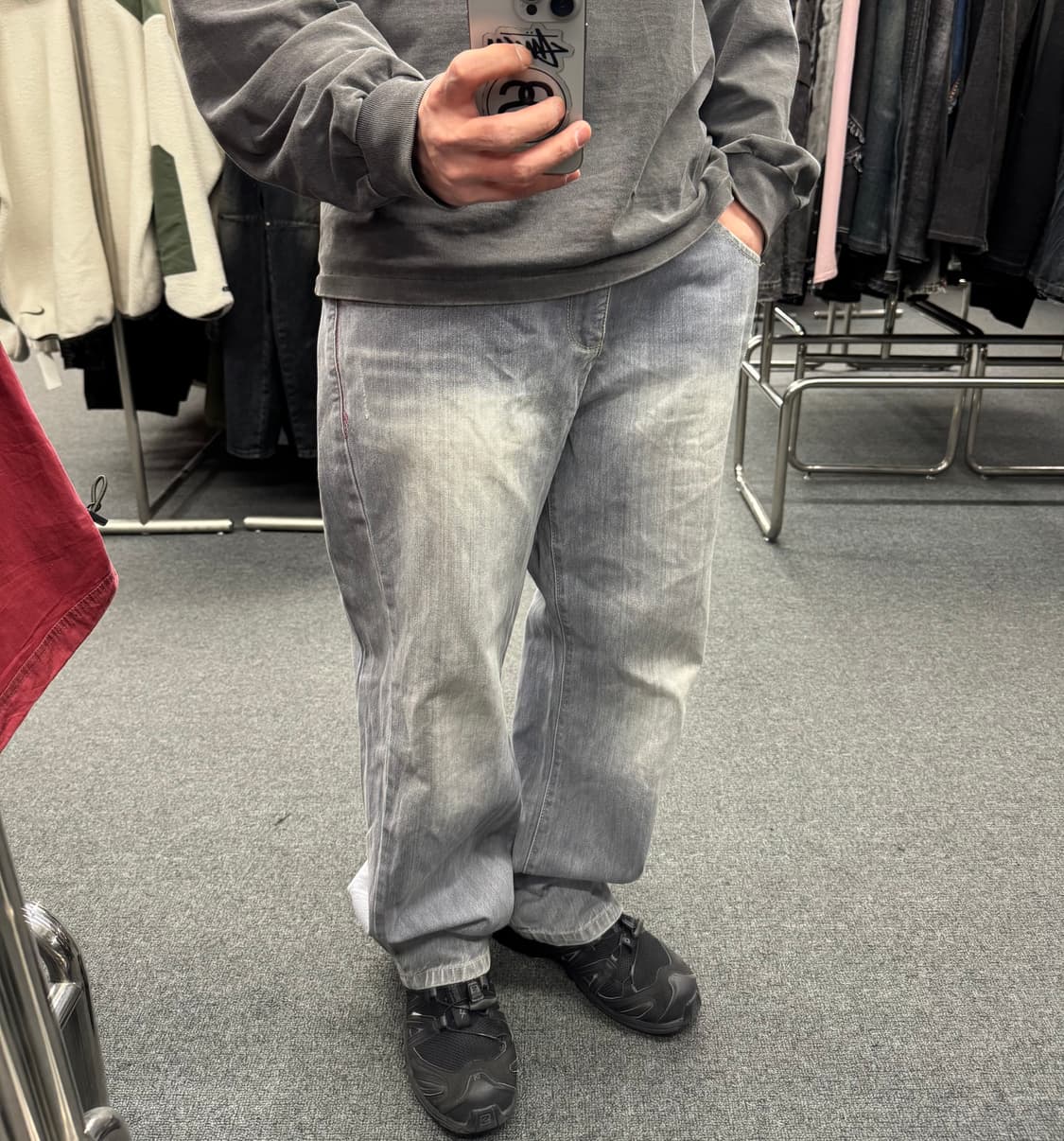 OS)리바이스 빈티지 그레이 엔지니어드 팬츠 상품이미지2