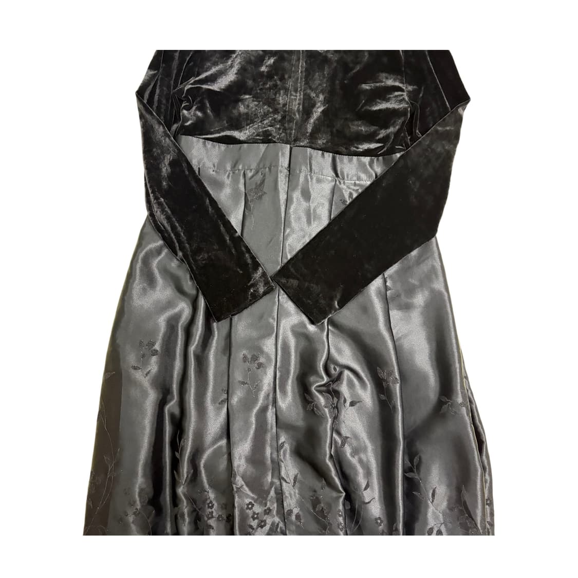 빈티지 벨벳 리본 블랙 원피스 상품이미지6