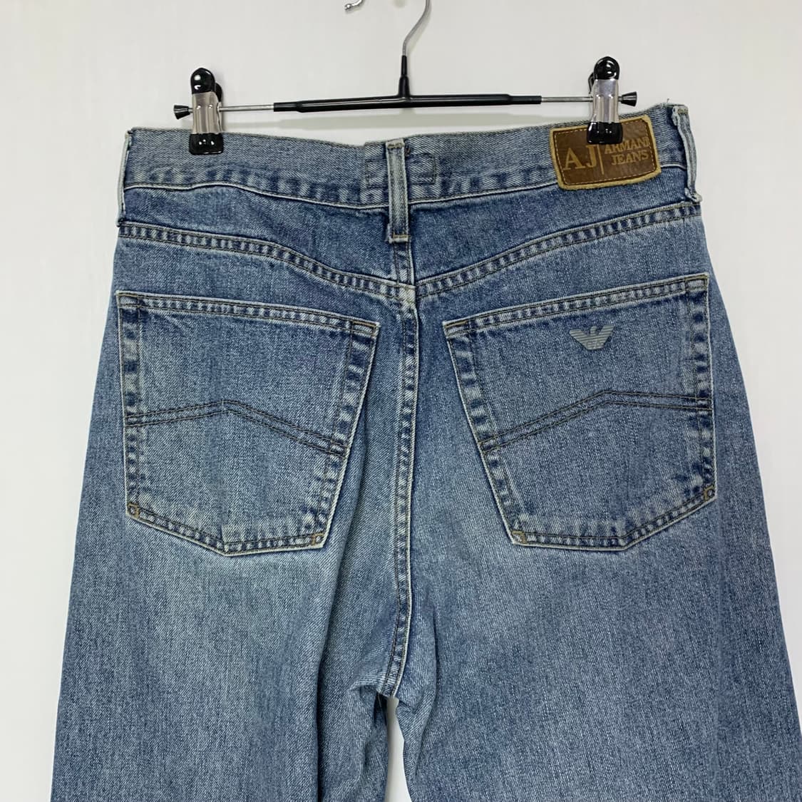 아르마니진 청바지 중청 워싱 데님팬츠 빈티지 00s 31인치 상품이미지5