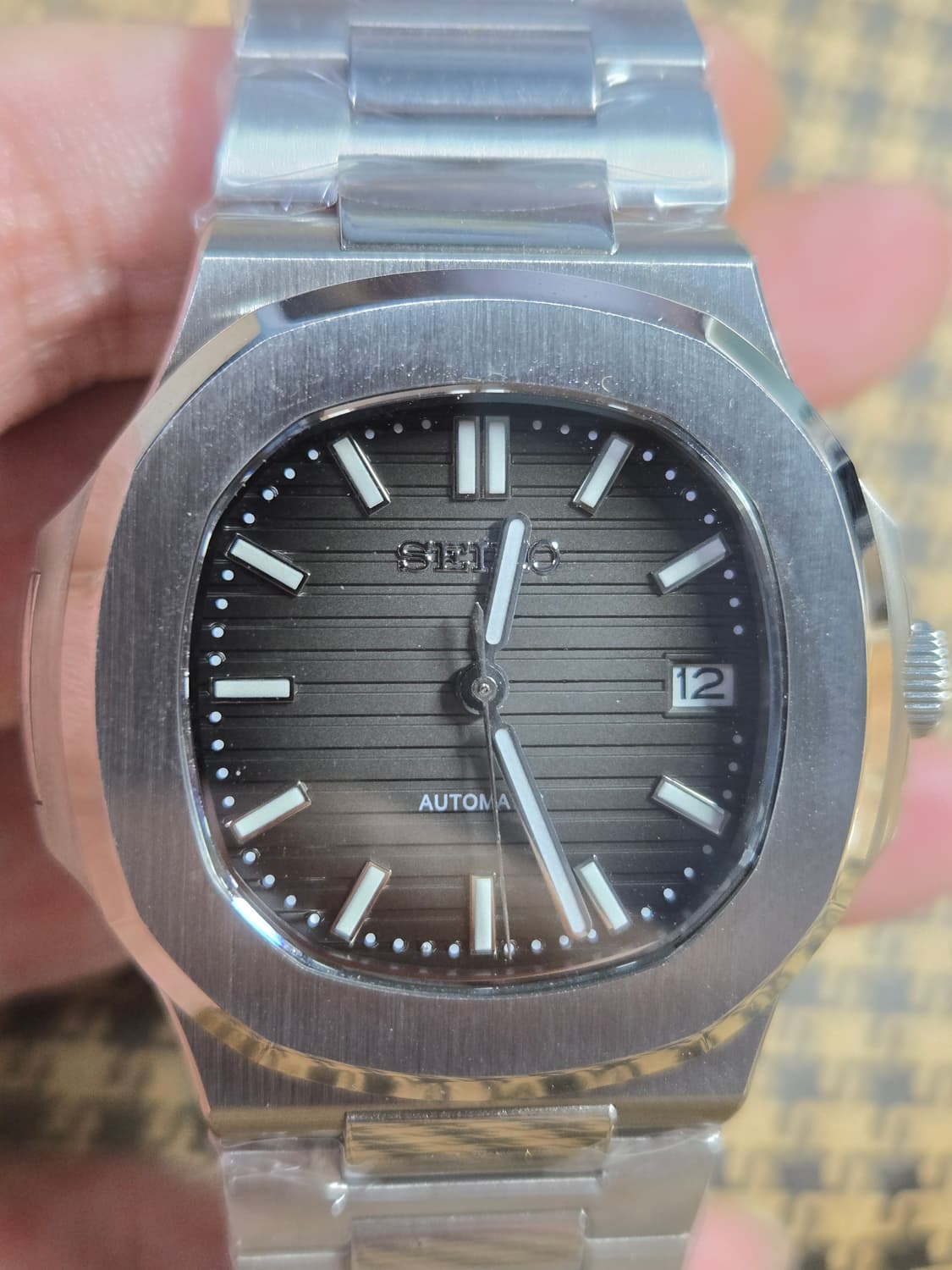 세이코 SEIKO 노틸러스 MOD 블랙 그라데이션 오토매틱 상품이미지2