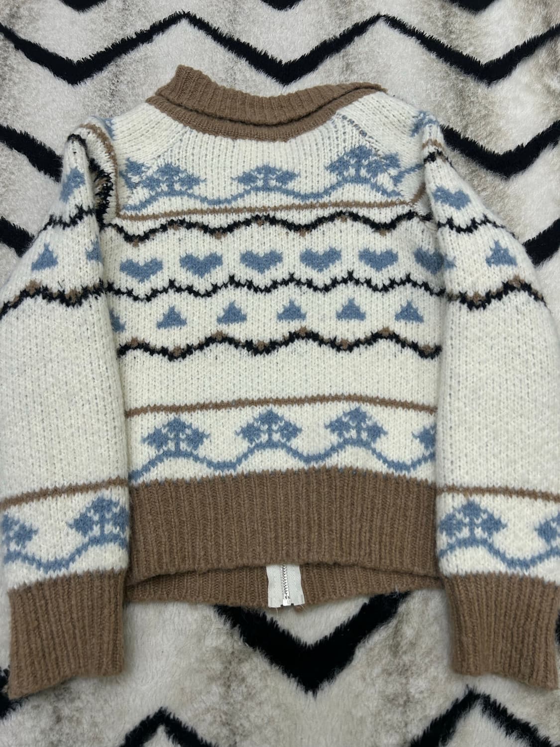 [Free]러브앤쇼 크롭 카라 니트자켓 상품이미지4