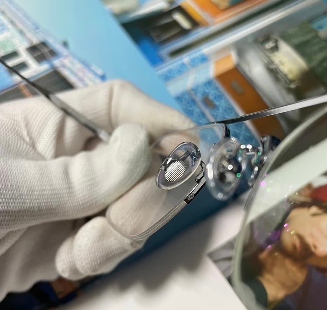 투브릿지 실버 티타늄 반무테 보잉 안경 상품이미지8