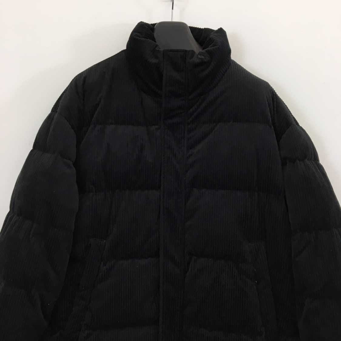 자라 코듀로이 화이트덕다운 롱패딩 L  상품이미지2