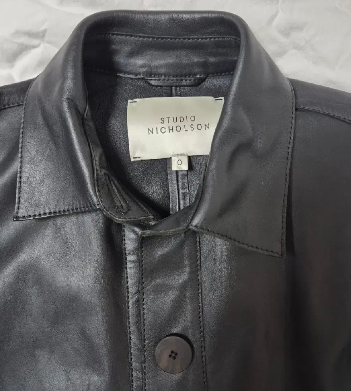 스튜디오니콜슨 소가죽 여성 레더자켓 상품이미지4