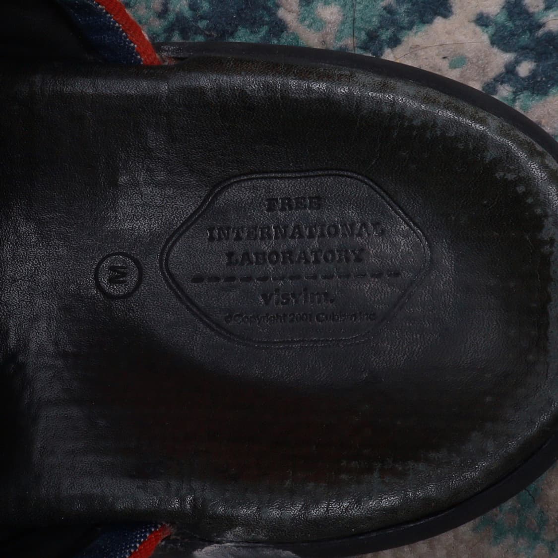 visvim 비즈빔 크리스토 인디고 스트라이프 샌들 정품 상품이미지3