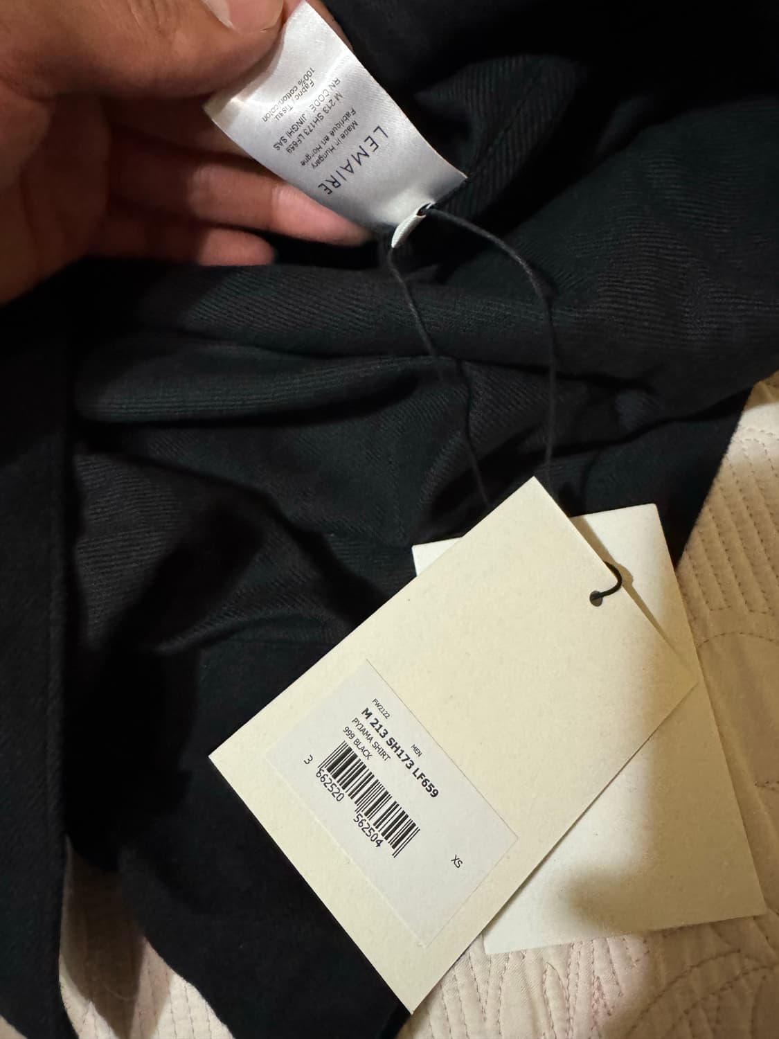 르메르 파자마 셔츠 xs사이즈 새상품 상품이미지4