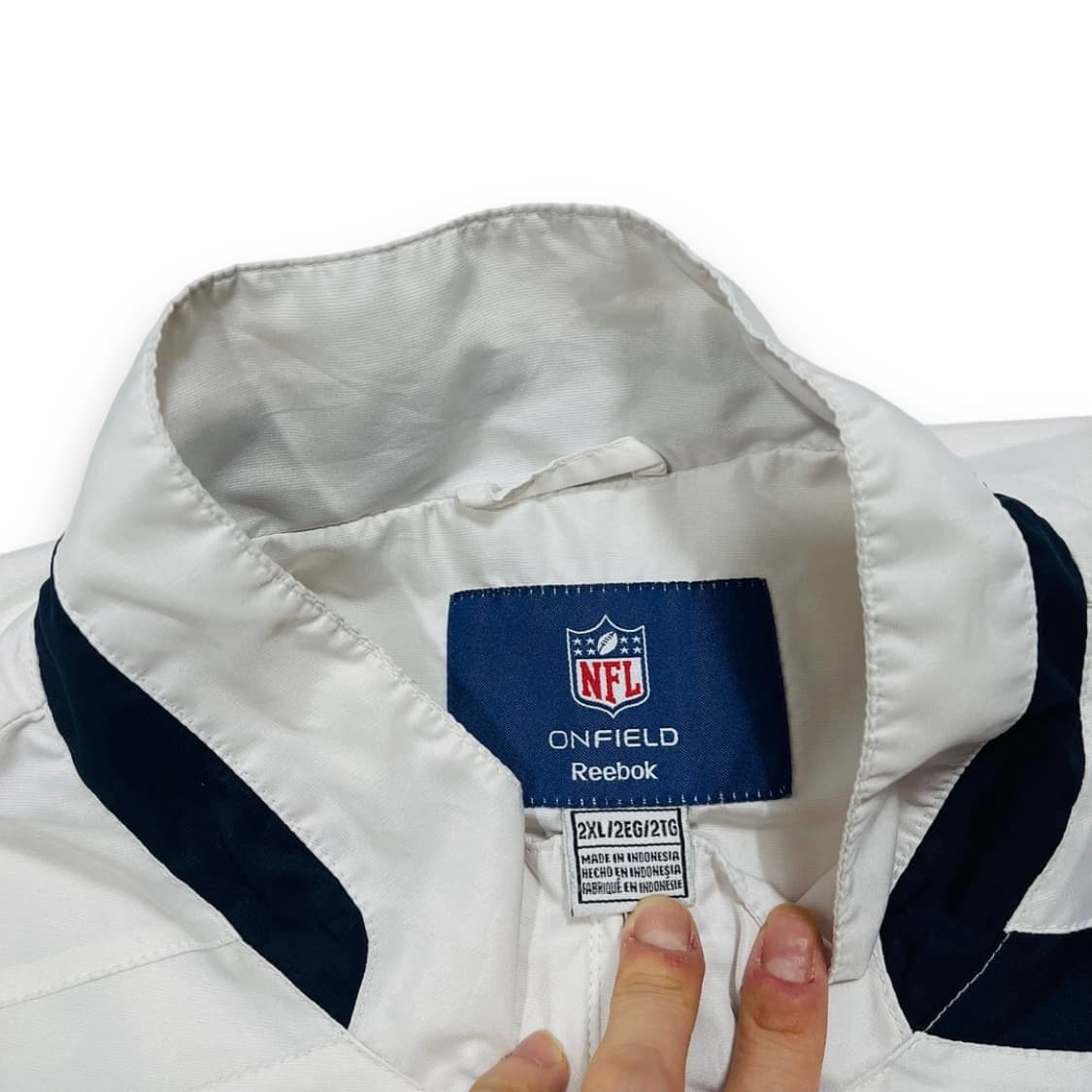 NFL x Reebok BEARS 올드스쿨 힙합 화이트 웜업 상품이미지4