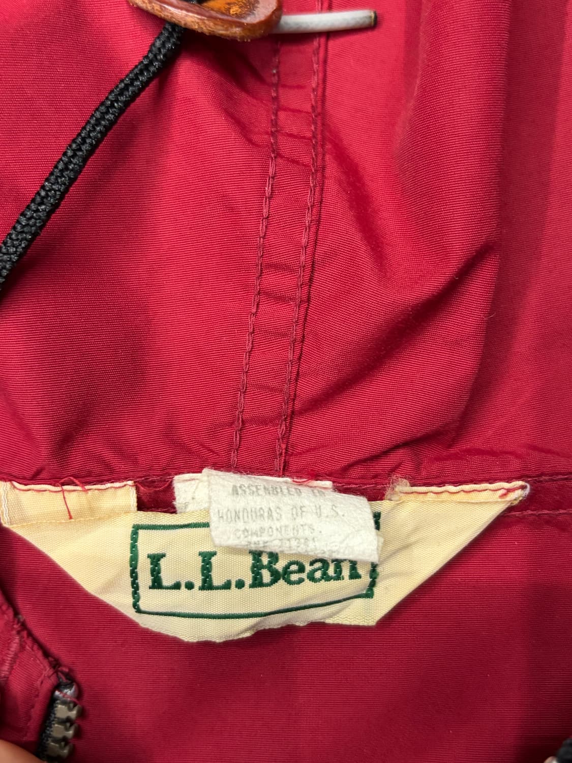 90-00s LLbean 엘엘빈 아노락 바람막이 자켓 레드/블루 상품이미지8