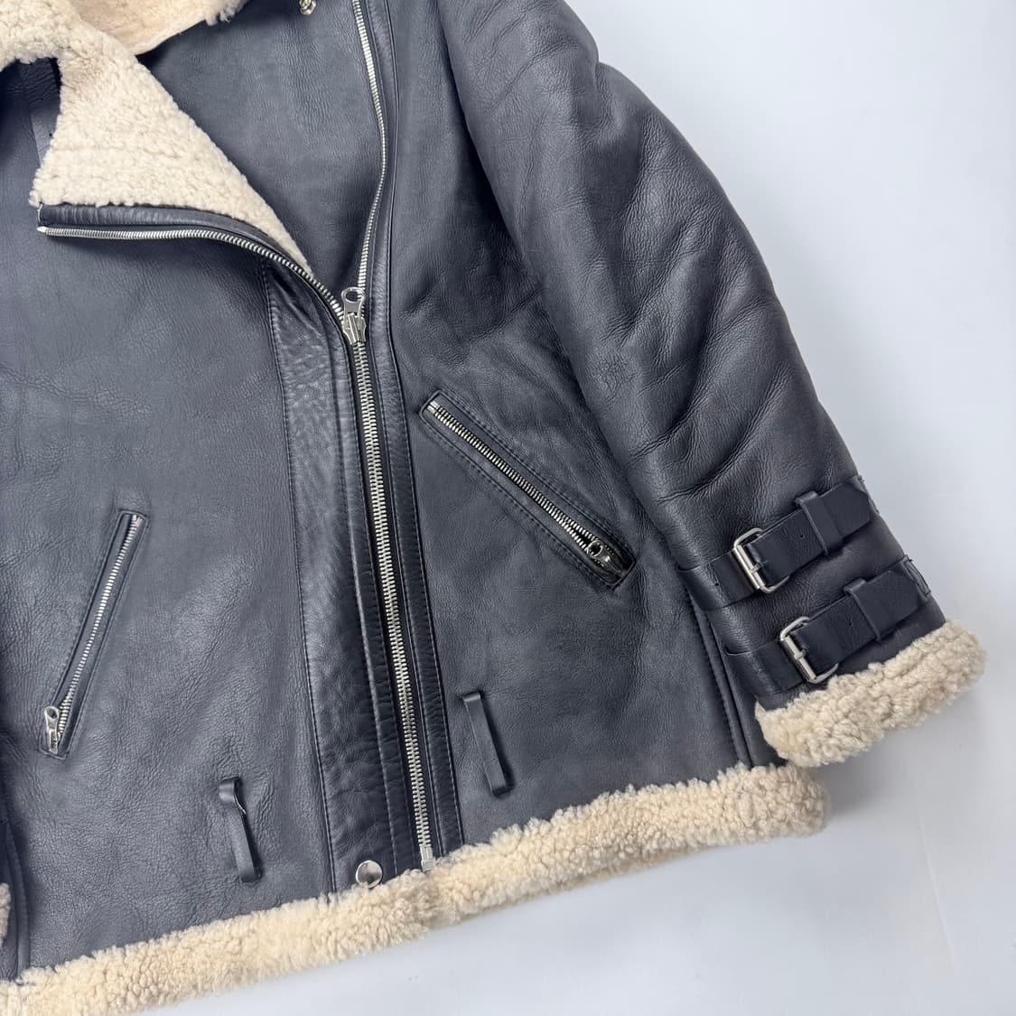 B-3 type 스페인 양가죽 무스탕 상품이미지5