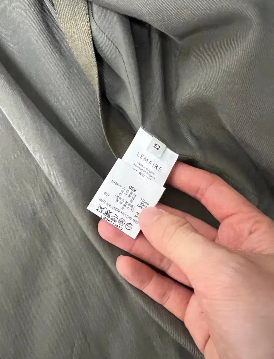 르메르 워크웨어 블레이저 자켓 베이지그레이 52 상품이미지5