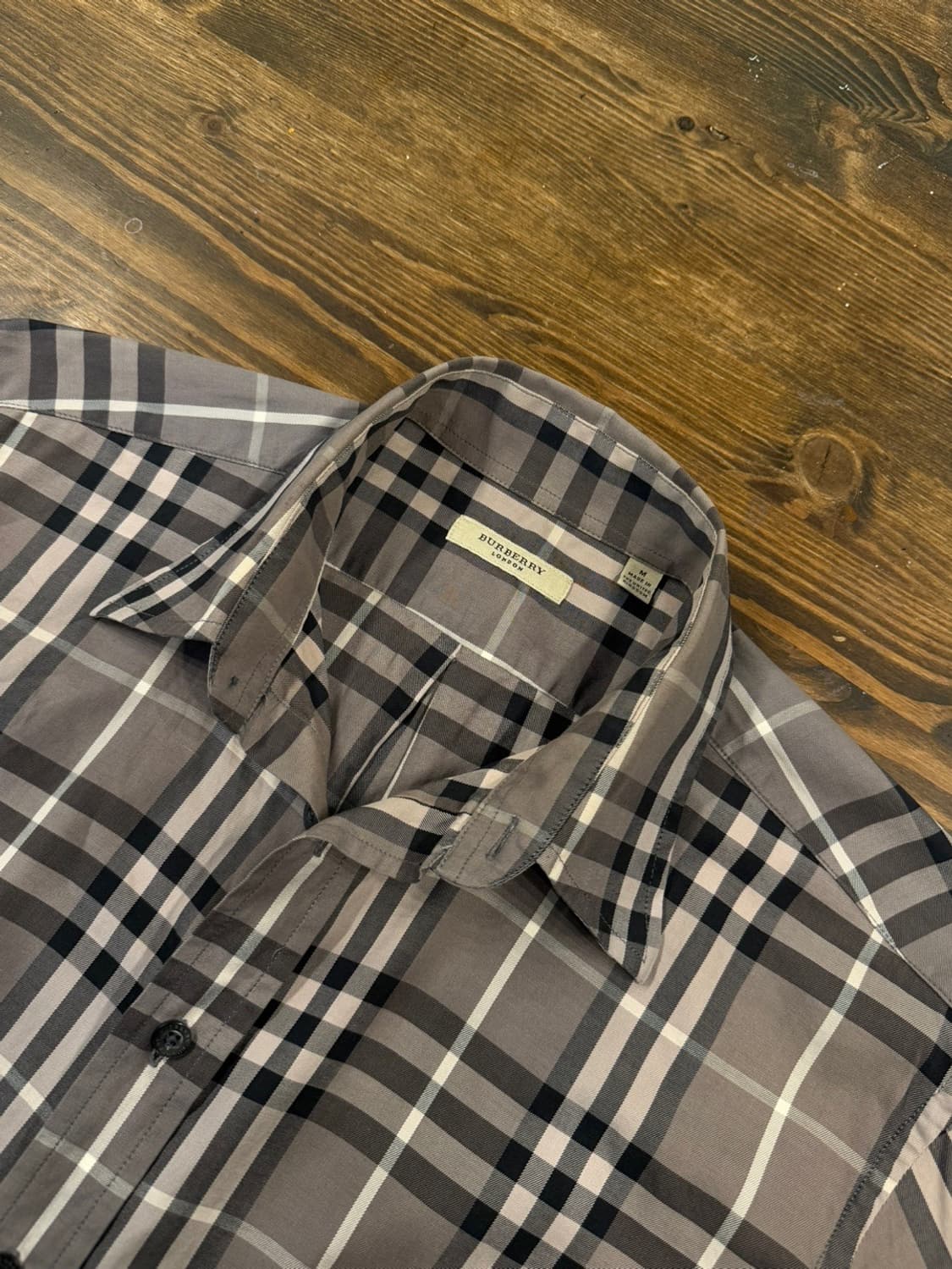 버버리 노바체크 버튼다운 셔츠 100 상품이미지8