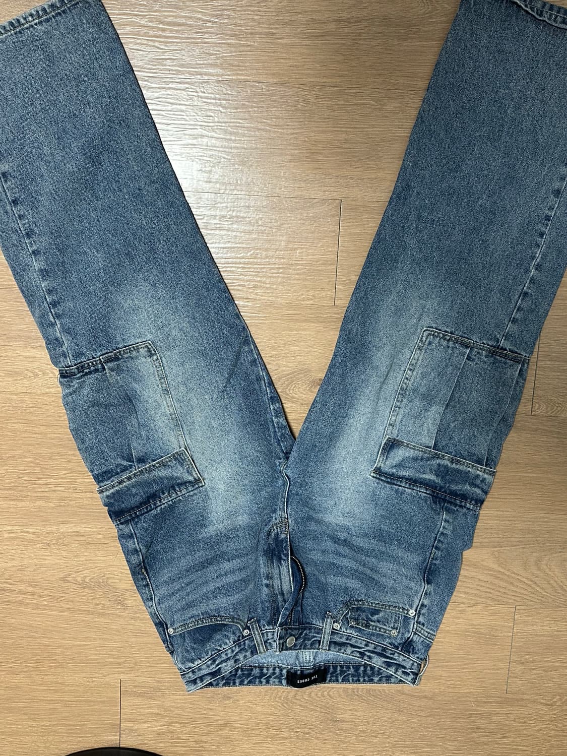 더 크로스 데님 카고 바지 상품이미지1