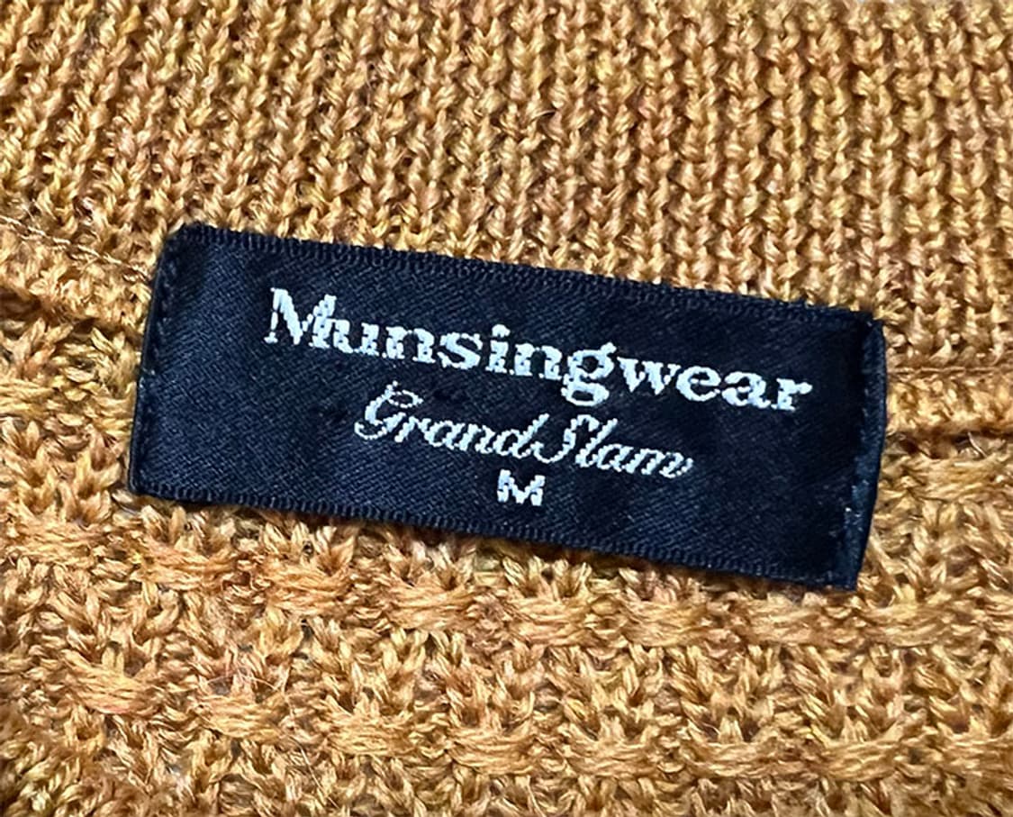 먼싱웨어 골프 남자 니트티 추동 일본 캐주얼 기본 L 100 상품이미지3