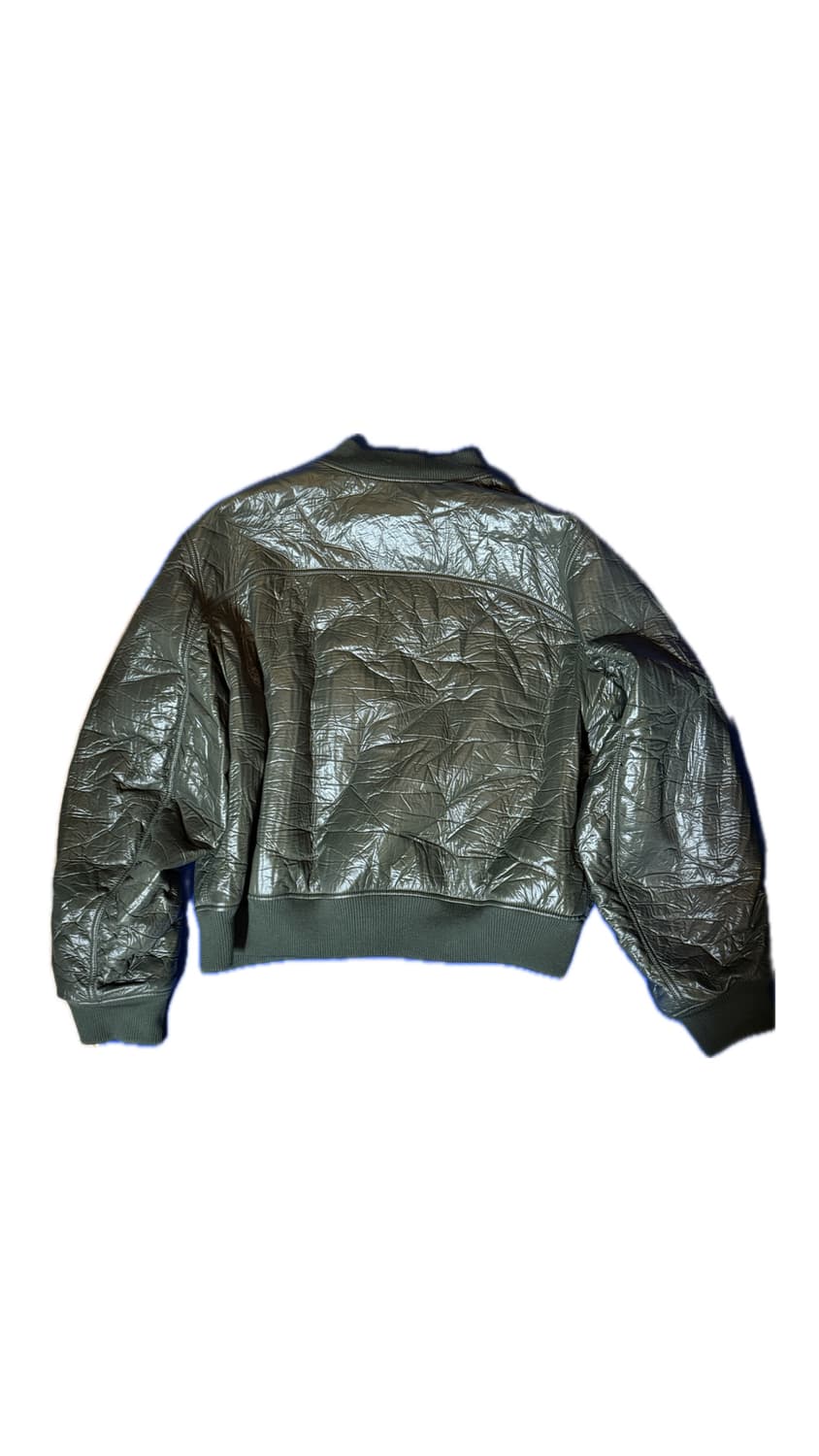 Dries Van Noten Khaki Bonded Crinkle Bom 상품이미지2