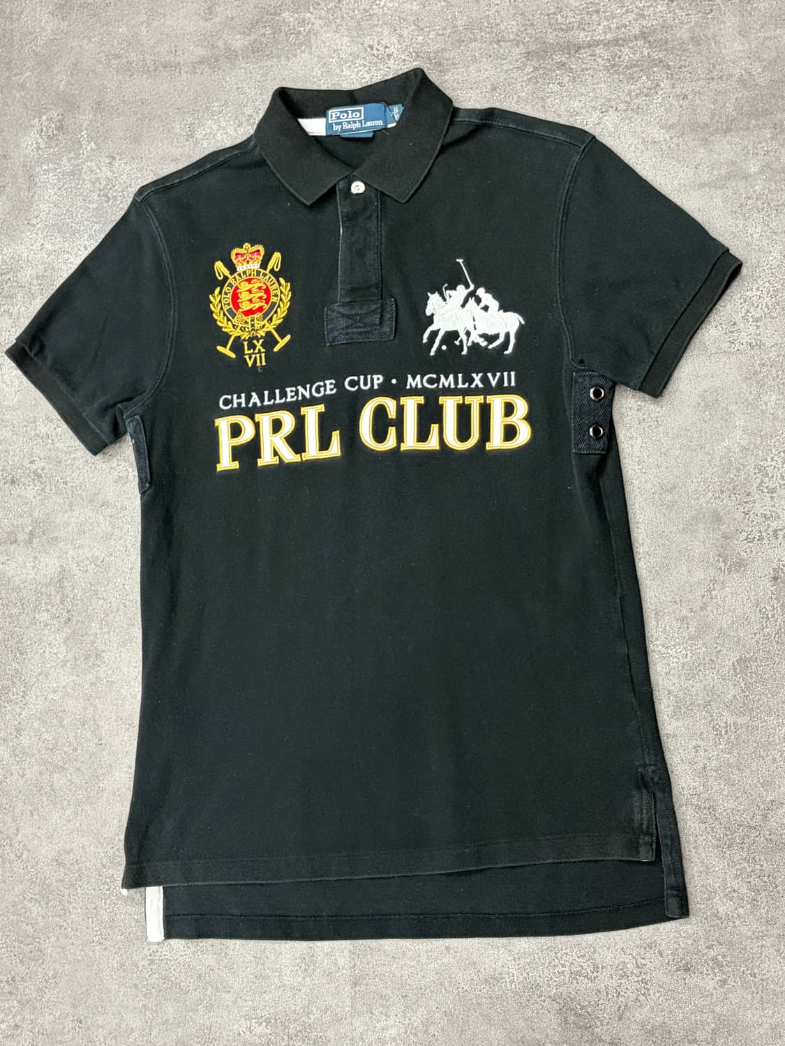 폴로 랄프로렌 빅포니 반팔 카라티 블랙 PRL CLUB 상품이미지3