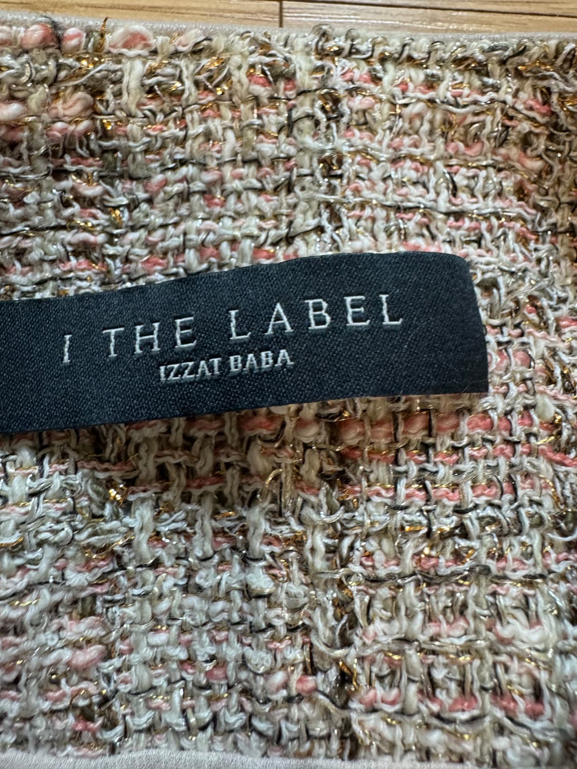 아이잗바바 i the label 린넨 양가죽 트위드 자켓 상품이미지4