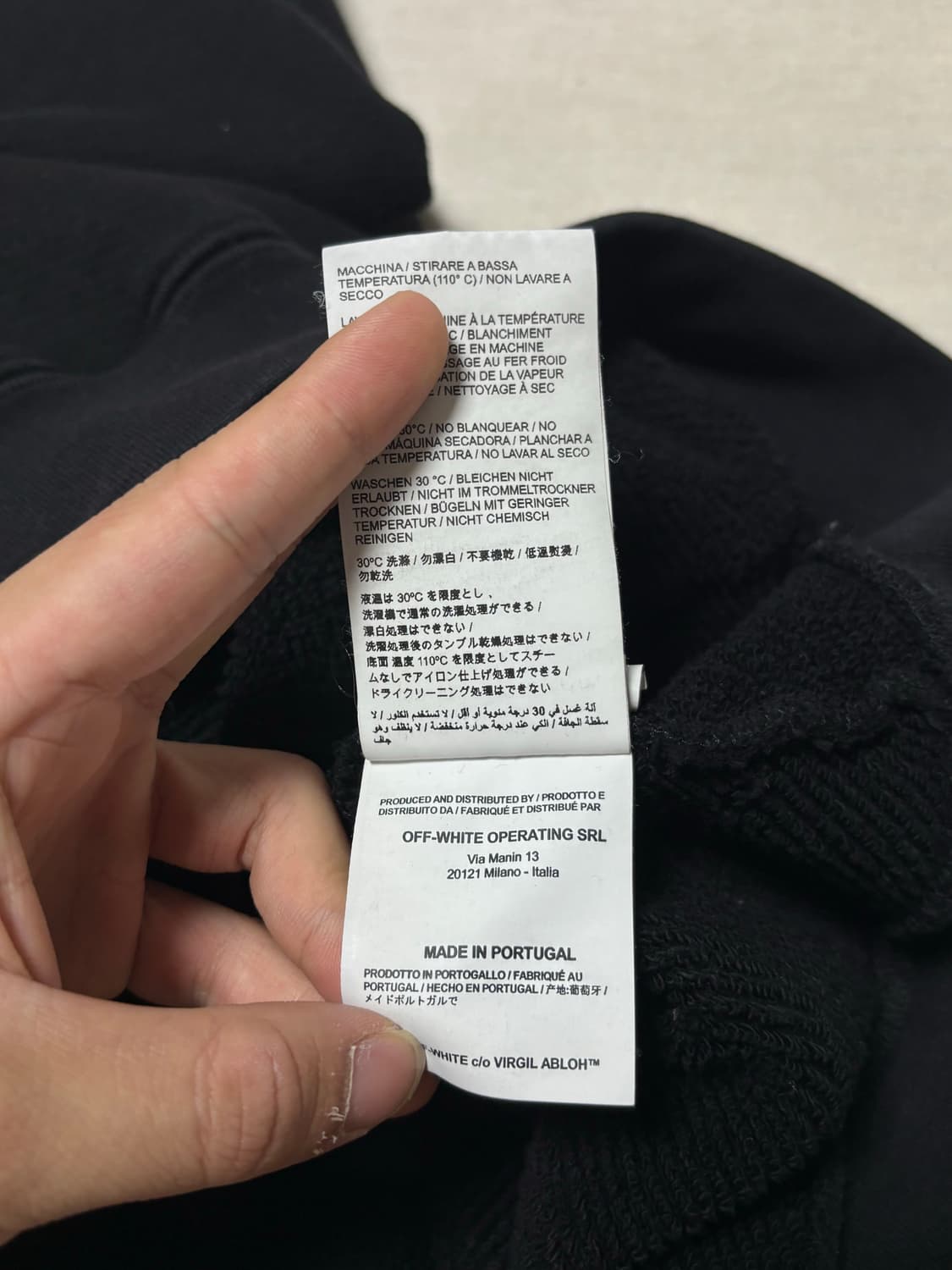 오프화이트 키스 그래픽 후드티 [S] 상품이미지5