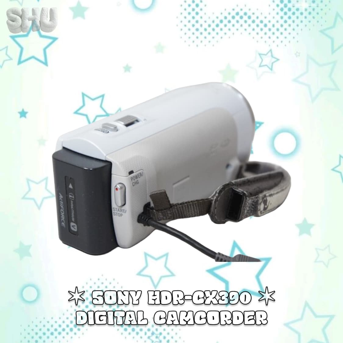 소니 SONY HDR-CX390 빈티지 캠코더 화이트 상품이미지4